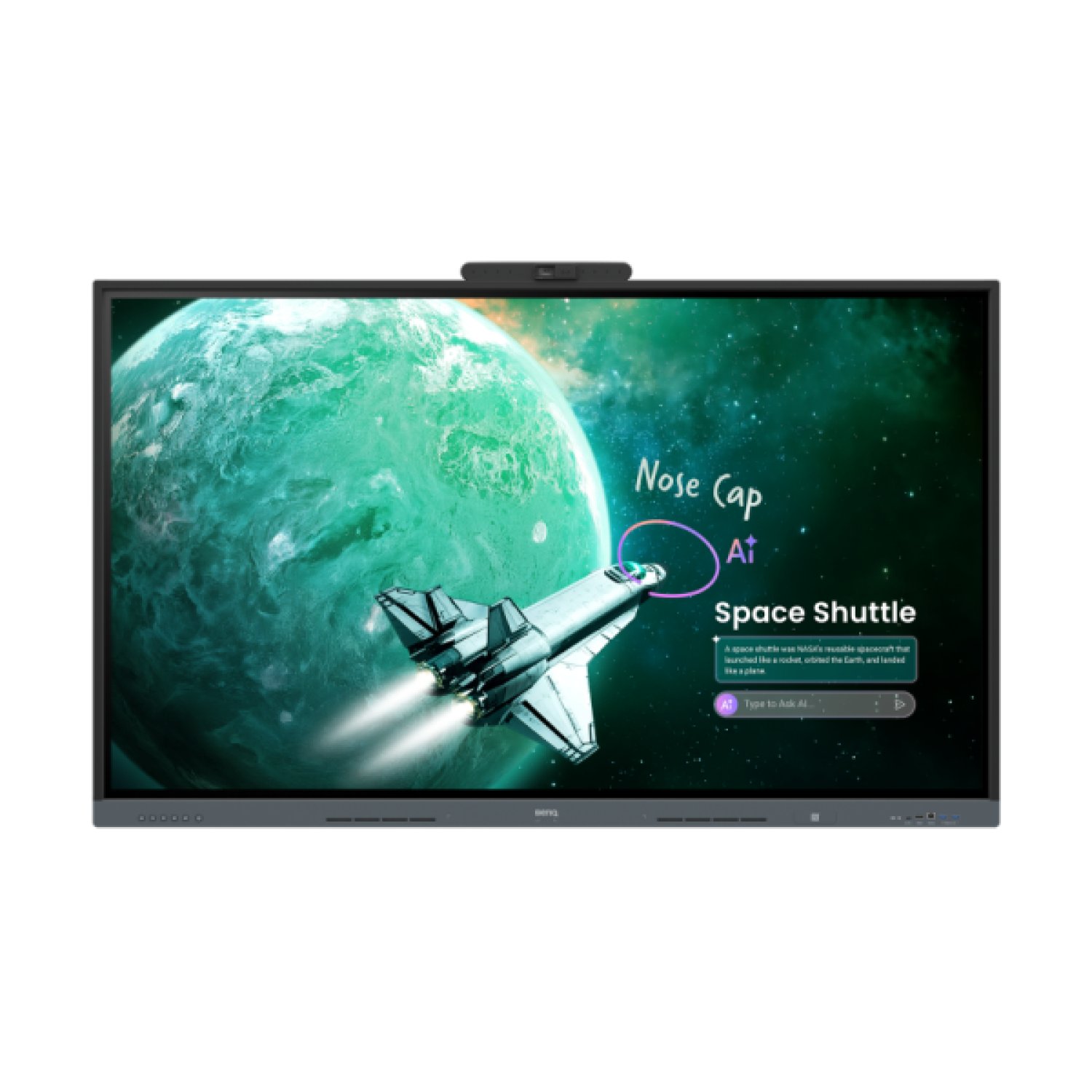 BENQAV PANTALLA INTERACTIVA RE8605AC (9H.FD8TC.DE1) 86", EDLA GOOGLE CERTIFIED, ANDROID 16, 8GB/128GB, NPU 6 TOPS, UHD 3840 x 2160, 42W x2 + SUBWOOFER, GERM-RESISTANT, USB 3.0, RJ45, GARANTIA 3 ANOS