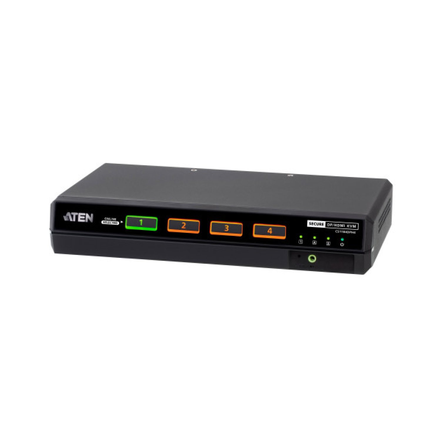 ATEN Conmutador KVM universal seguro de 4 puertos USB 5K DisplayPort/HDMI (compatible con PSD PP v4.0)