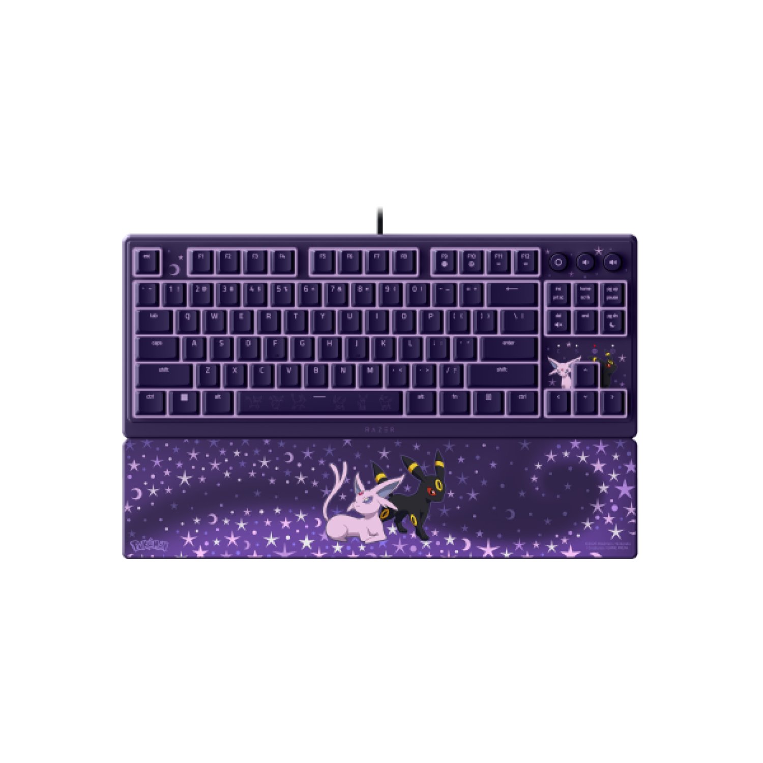 Razer Ornata V3 Tenkeyless – Espeon & Umbreon Edition teclado Juego USB Púrpura
