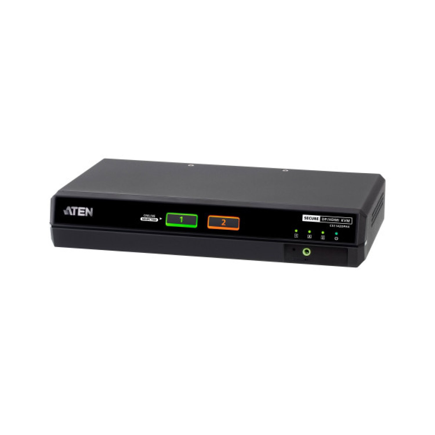 ATEN Conmutador KVM universal seguro de doble monitor con 2 puertos USB 5K DisplayPort/HDMI (compatible con PSD PP v4.0)