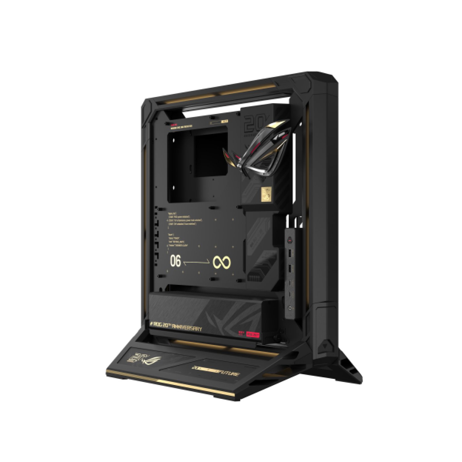 ASUS ROG GR20 Edition 20 Midi Tower Oro, Negro