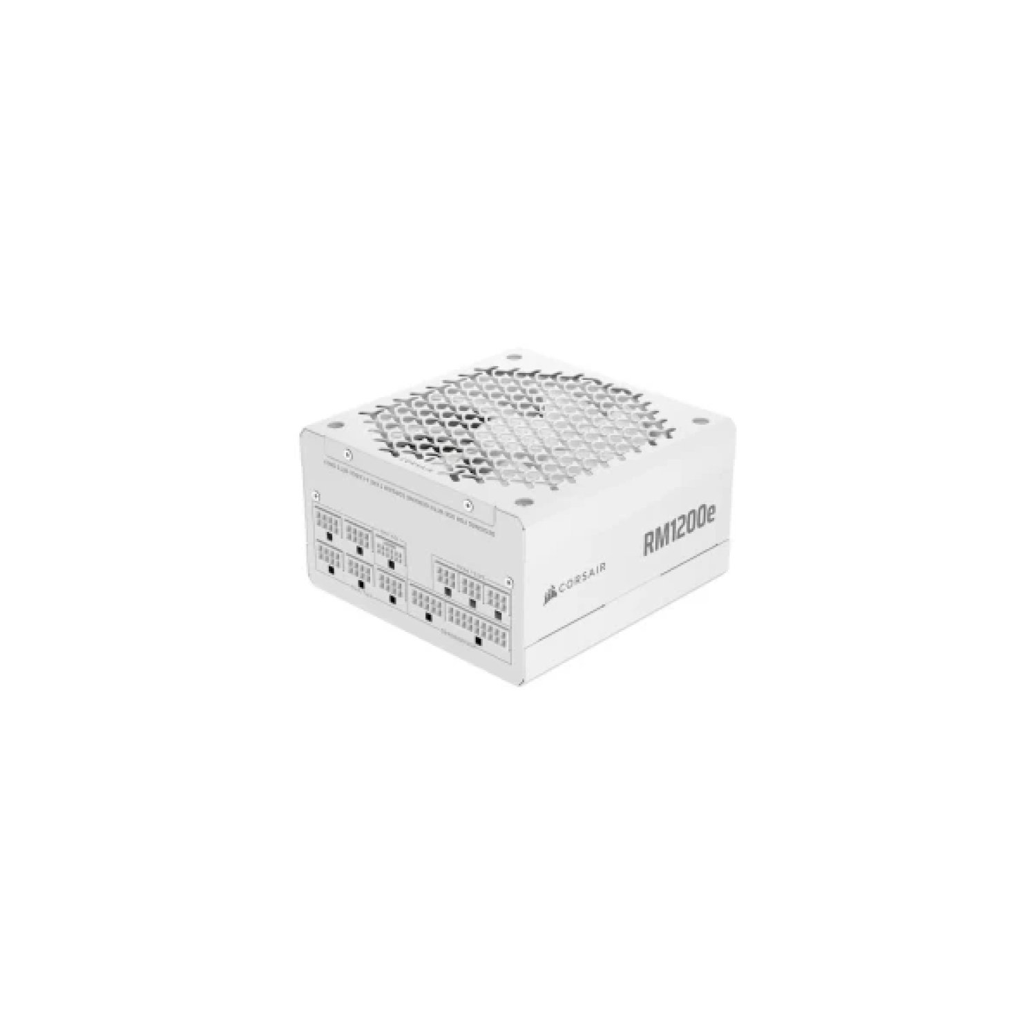FUENTE ALIMENT. CORSAIR RME WHITE SERIES RM1200E WHITE 1200 WATT  ATX 3.1  PCIE 5.1 CYBENETICS GOLD FULLY MODULAR POWER SUPPLY CP-9020317-EU