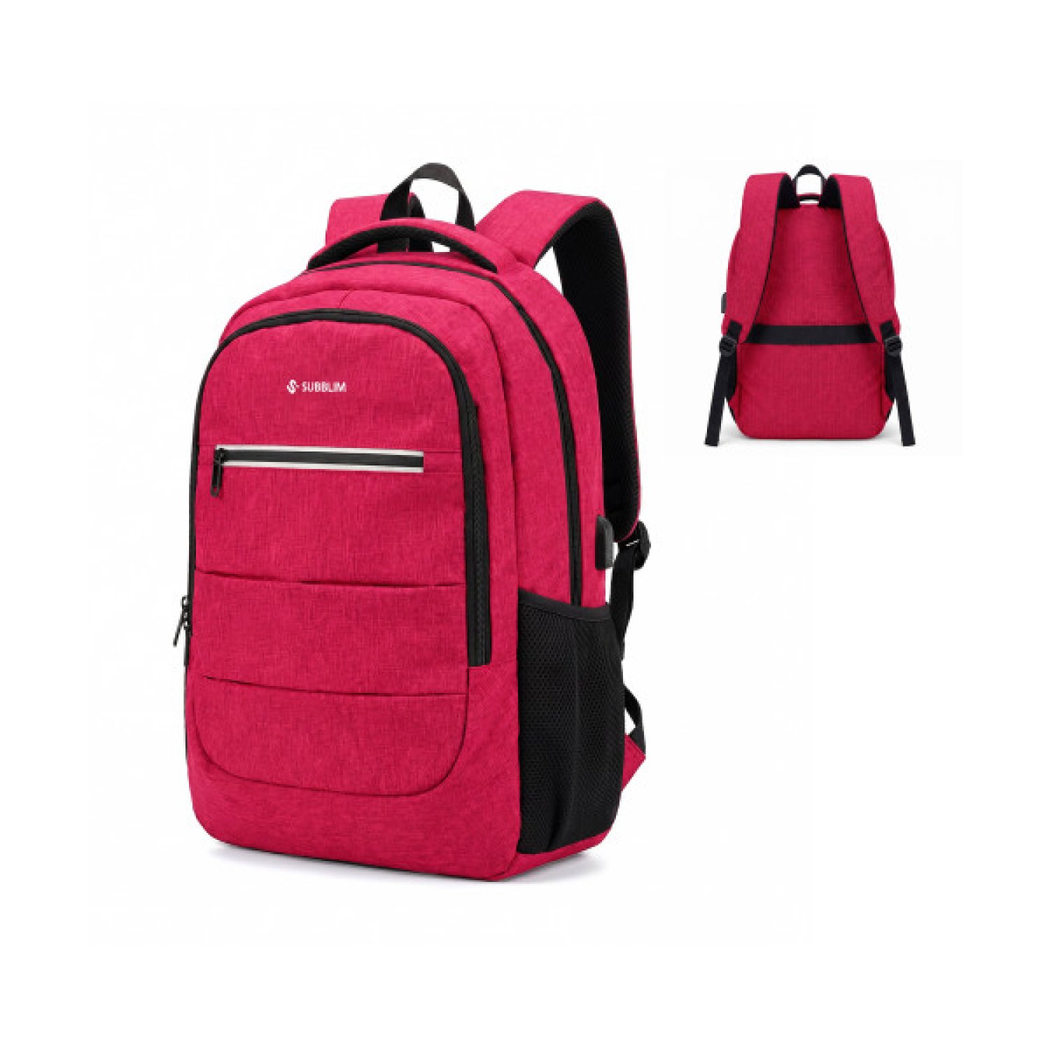 SUBBLIM City Plus Backpack 16" 26L Red