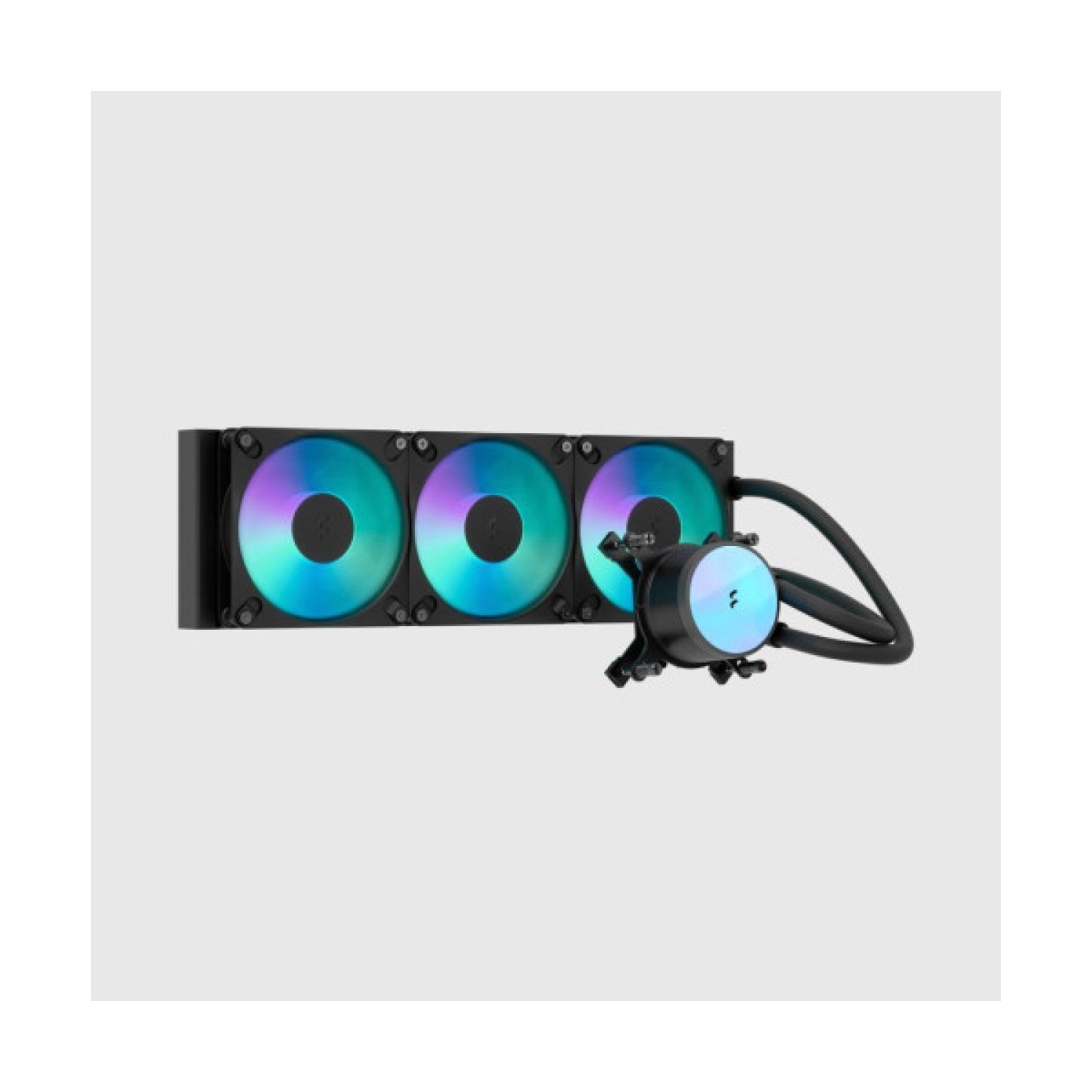 Fractal Design Radius 360 RGB Black Procesador Sistema de refrigeración líquida todo en uno 12 cm Negro 1 pieza(s)