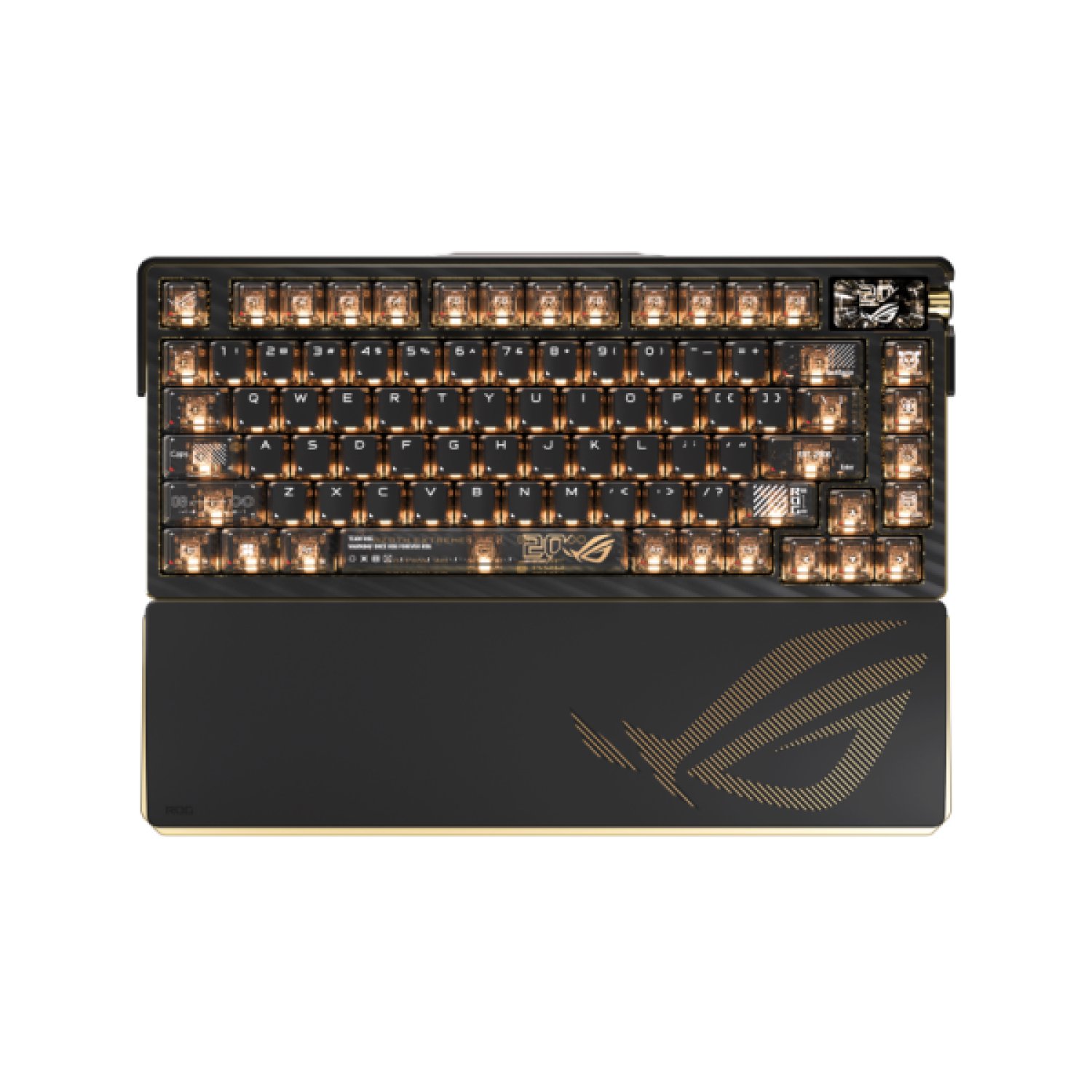 ASUS ROG Azoth Extreme Edition 20 teclado Juego USB + RF Wireless + Bluetooth QWERTY Inglés Negro