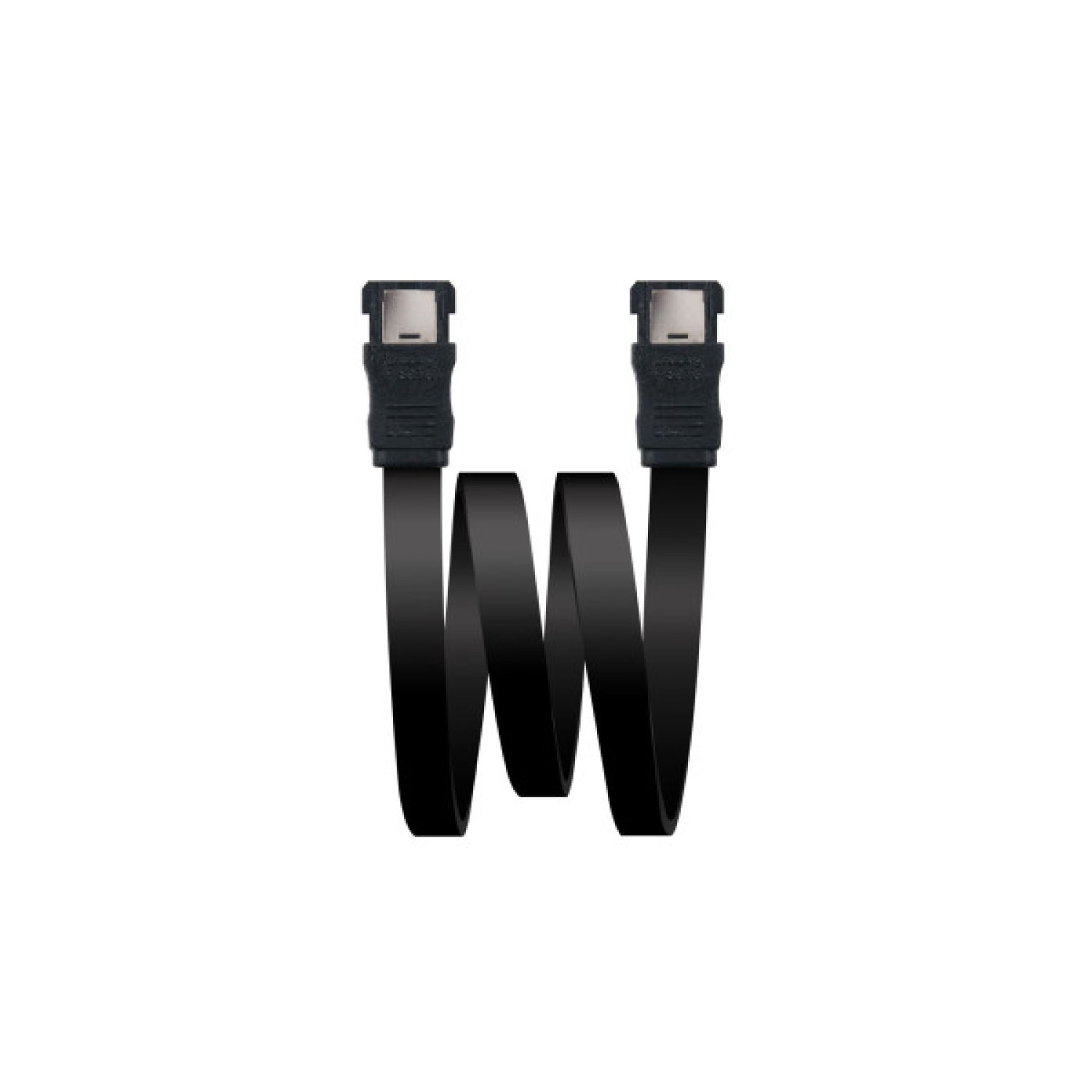 Nanocable 10.18.0401 cable de SATA 0,5 m eSATA Negro