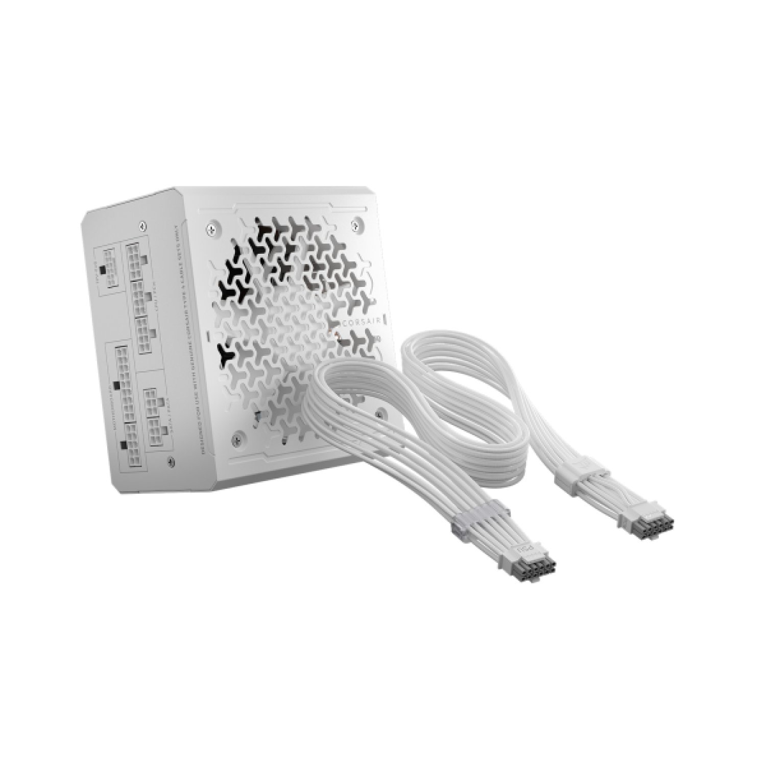 FUENTE ALIMENT. CORSAIR RME WHITE SERIES (3RD GEN) RM850E THERMALPROTECT WHITE 850 WATT ATX 3.1 PCIE 5.1 CYBENETICS PLATINUM CERTIFIED FULLY MODULAR POWER SUPPLY CP-9020338-EU