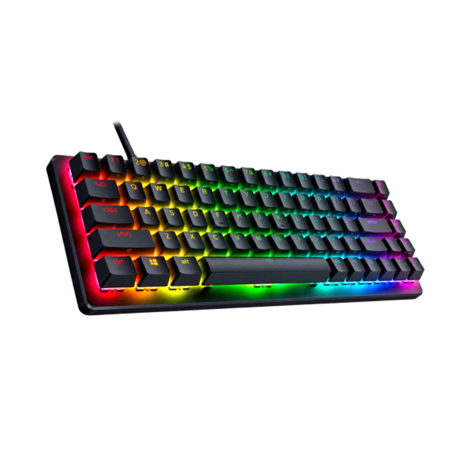 TECLADO RAZER HUNTSMAN V3 HE MAGNETIC MINI 65% 8KHZ (ESPAÑOL) (RZ03-05931100-R311)
