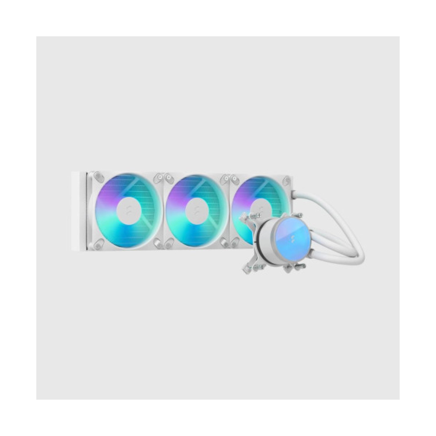 Fractal Design Radius 360 RGB White Procesador Sistema de refrigeración líquida todo en uno 12 cm Blanco 1 pieza(s)
