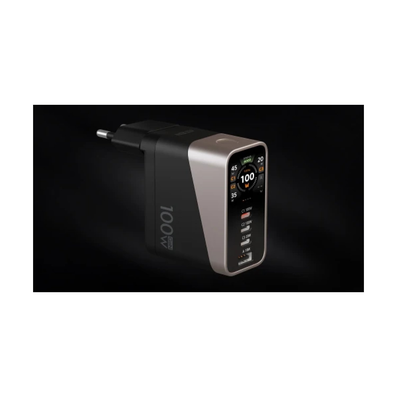 ATEN  CONVERSOR USB-C A HDMI 100W 4-PORT SMART DISPLAY CHARGER(UP5100-AT-G)