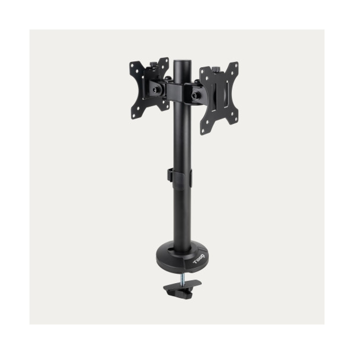 TooQ Soporte de Mesa para 2 Pantallas 17"-32", Negro