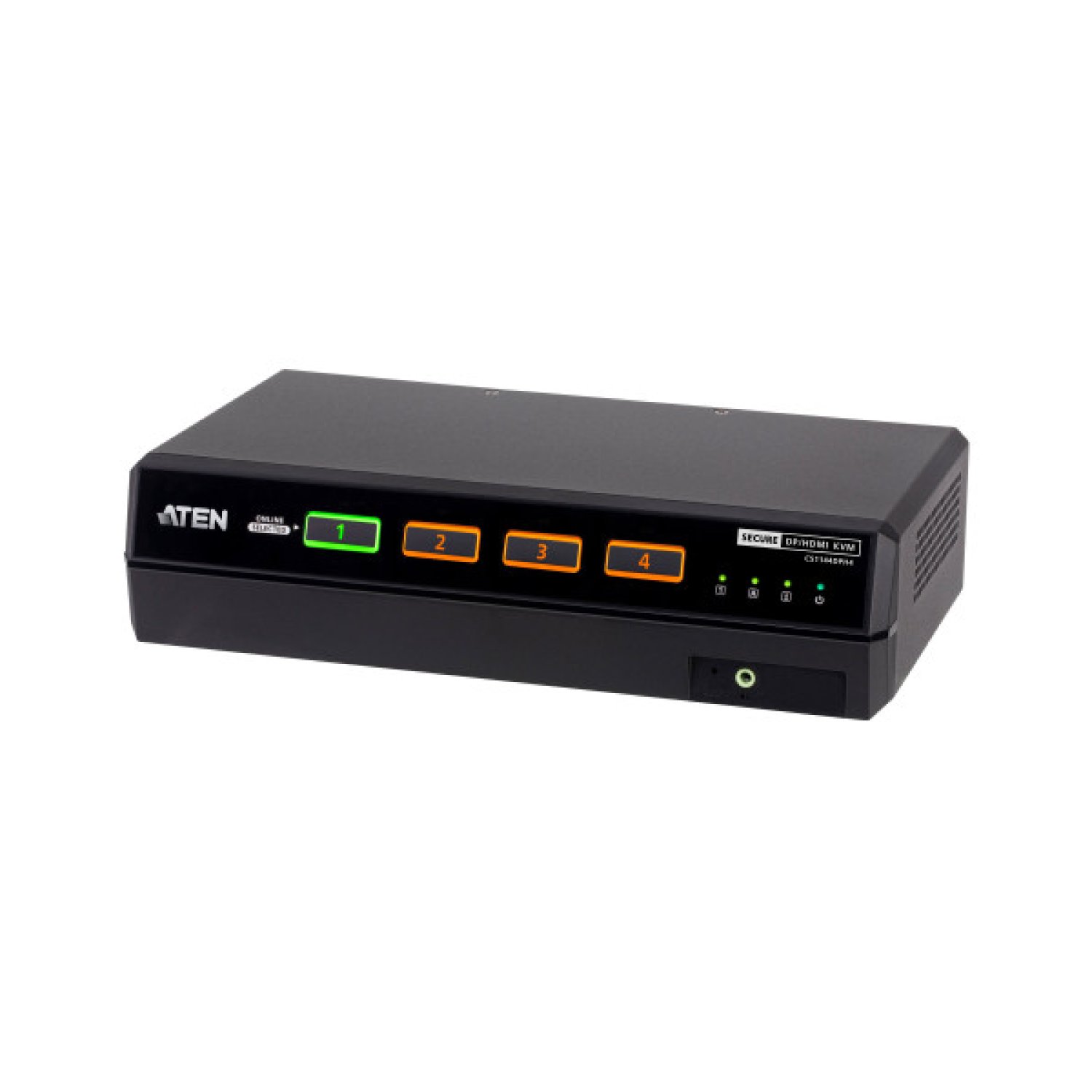 ATEN Conmutador KVM universal seguro de 4 puertos USB 5K DisplayPort/HDMI con doble monitor (compatible con PSD PP v4.0)
