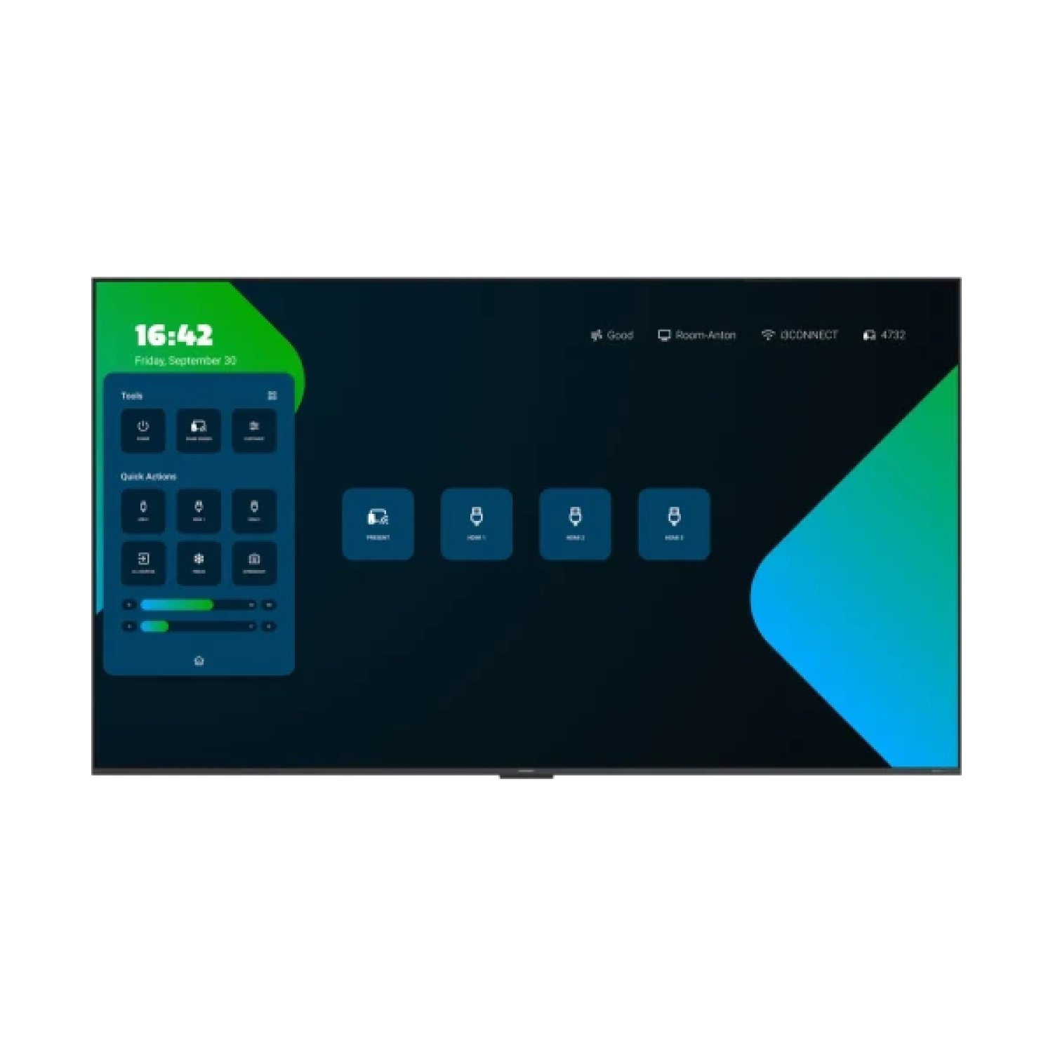 I3 CONNECT MONITOR LFD QLED 75". 550 CD/M2. LOCAL DIMMING. LCD MATRIX. ANDROID 14. SENSOR DE LUZ AMBIENTAL. 50W AUDIO DOLBY ATMOS (2X15W STEREO Y 1X20W SUBWOOFER. DOBLE WIFI (WI-FI 5 Y WI-FI 6). ENERGY STAR 8.0 / NO INCLUYE SOPORTE (10010952)
