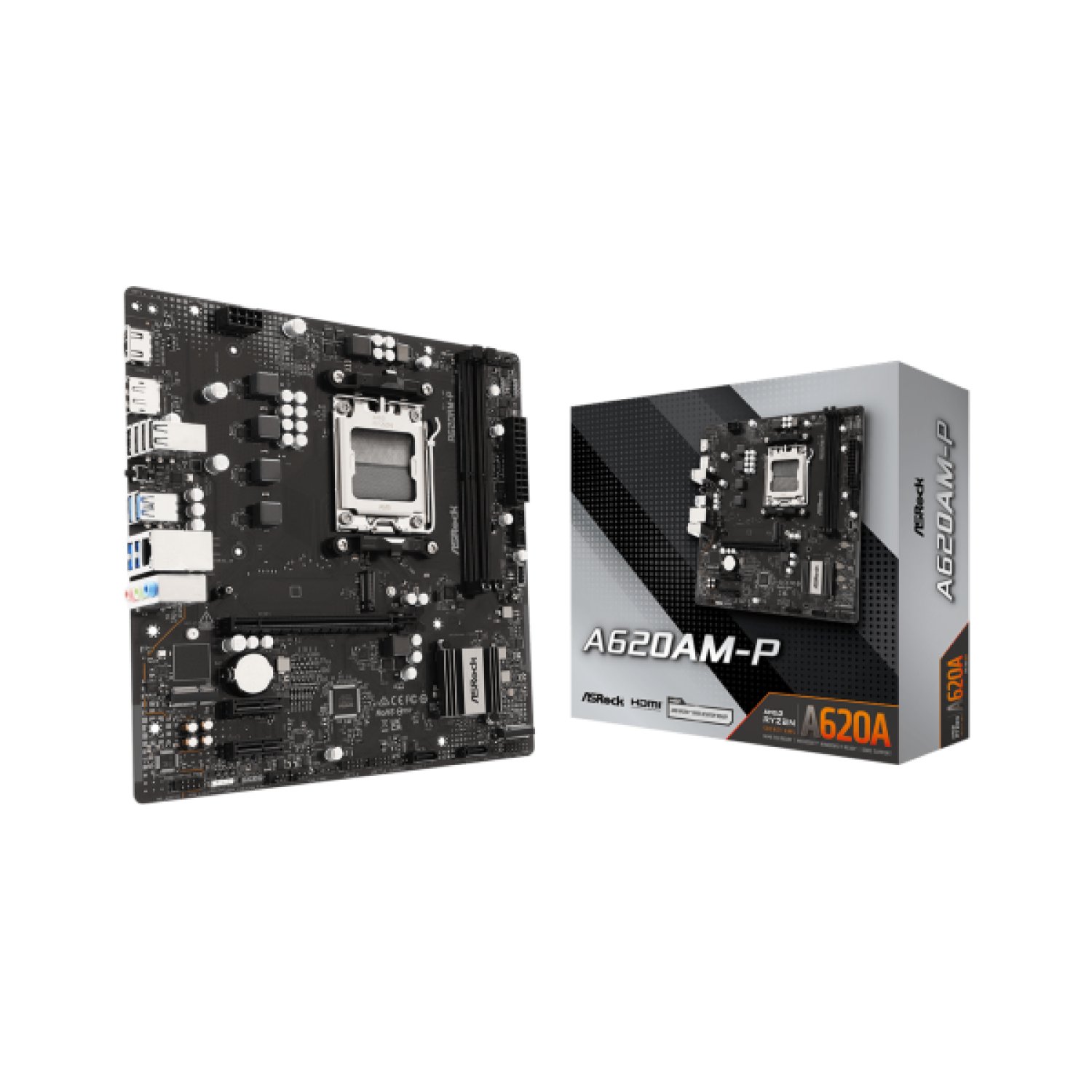 Asrock A620AM-P AMD A620A Zócalo AM5 micro ATX