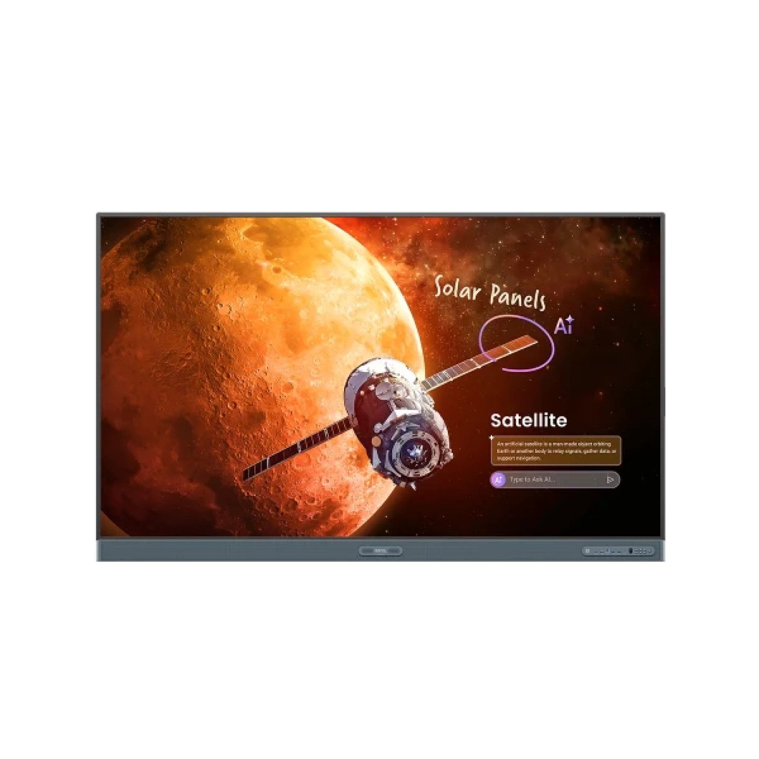 BenQ RP8605 pizarra blanca interactiva 2,18 m (86") 3840 x 2160 Pixeles Pantalla táctil Negro HDMI