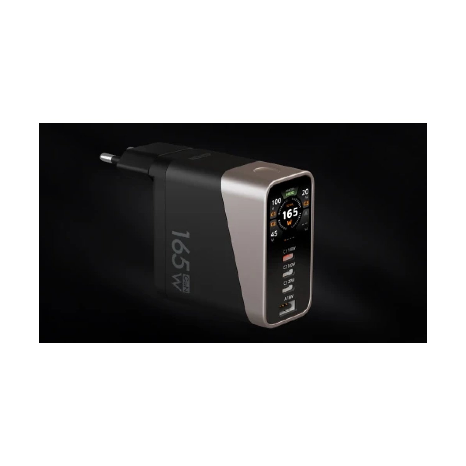 ATEN  CONVERSOR USB-C A HDMI 165W 4-PORT SMART DISPLAY CHARGER(UP5165-AT-G)
