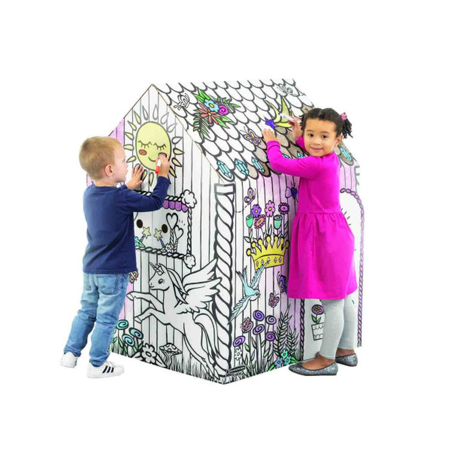 CASA DE JUEGO UNICORN PLAYHOUSE BANKERS BOX 1232401