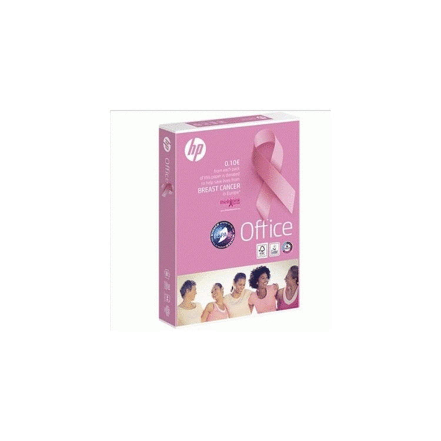 PAQUETE 500H PAPEL 80GR A4 HP PINK REAM CIE153 HP 177656 (5 Uds)