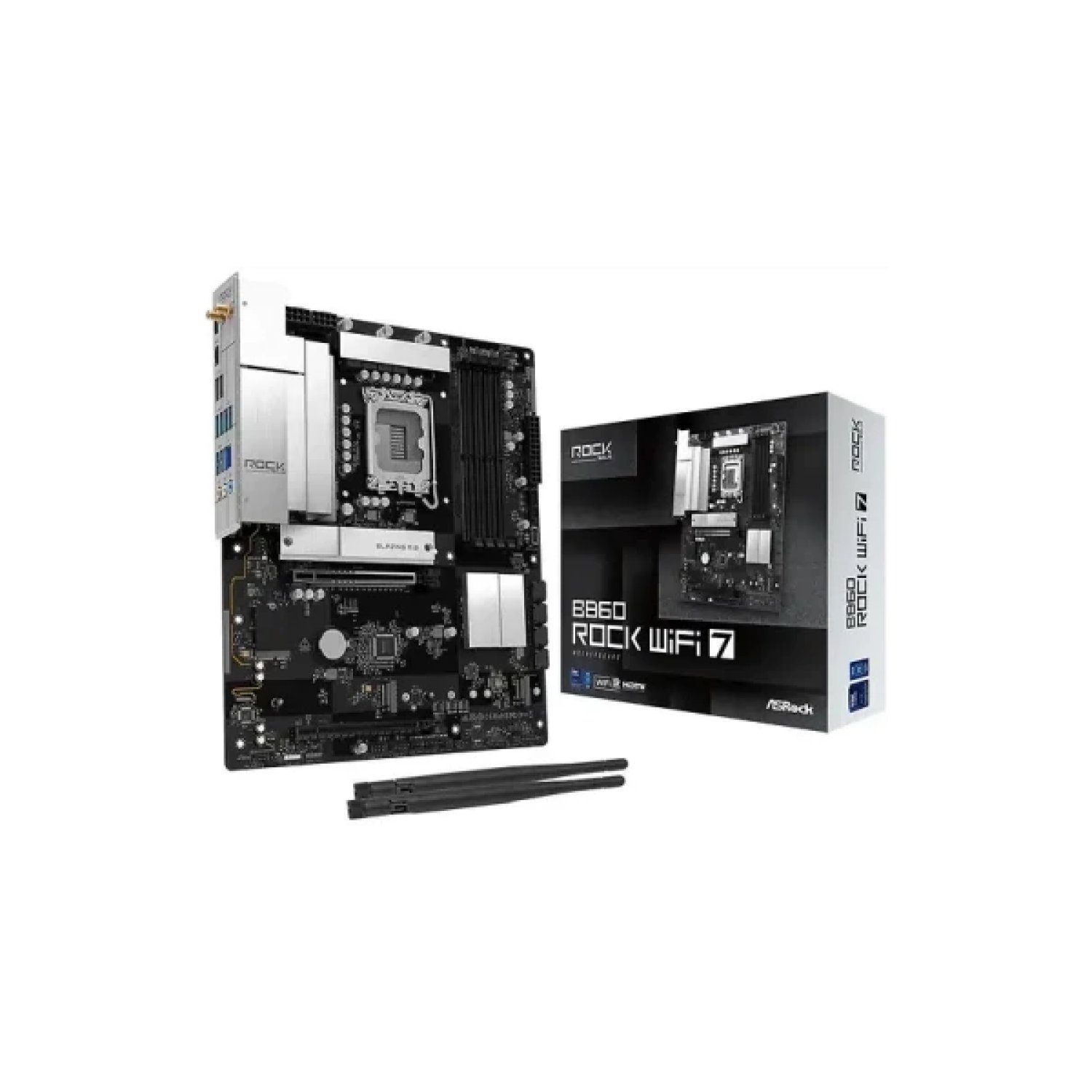 PLACA ASROCK B860 CHALLENGER WIFI,INTEL,1851,B860,4DDR5,256GB,1HDMI,4SATA3+2M.2,2.5GBLAN+WIFI7+BT5.4,9USB3.2,ATX
