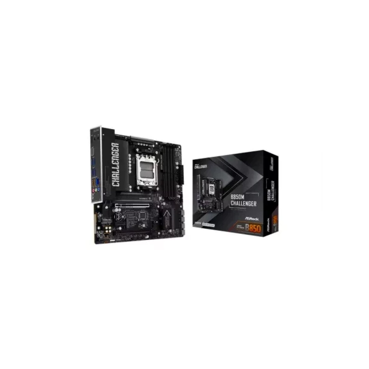 PLACA ASROCK B850M CHALLENGER,INTEL,1851,B850,4DDR5,256GB,1HDMI,4SATA3+1M.2,2.5GBLAN,5USB3.2,MATX