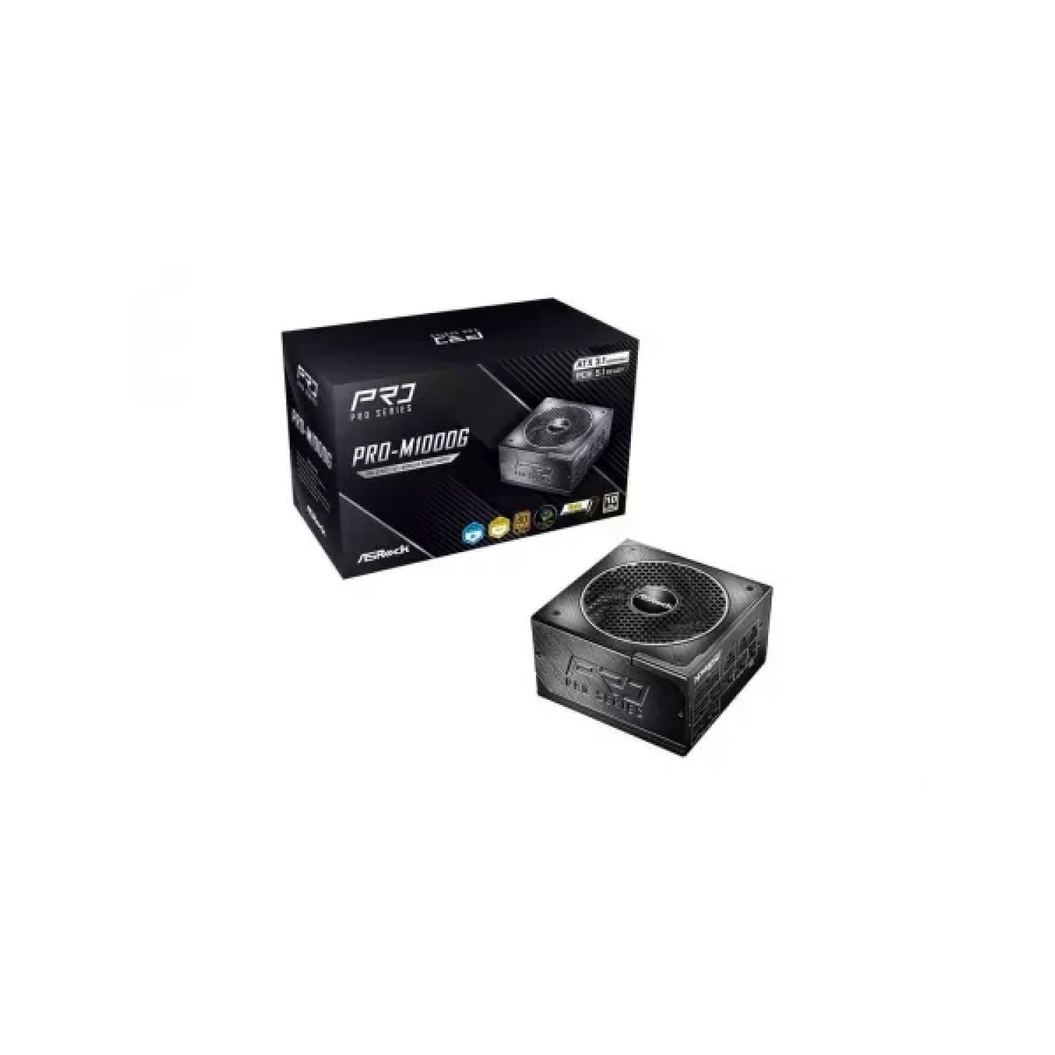 FUENTE ALIMENTACION ASROCK PRO-M1000G,PSU,1000W,80 PLUS GOLD