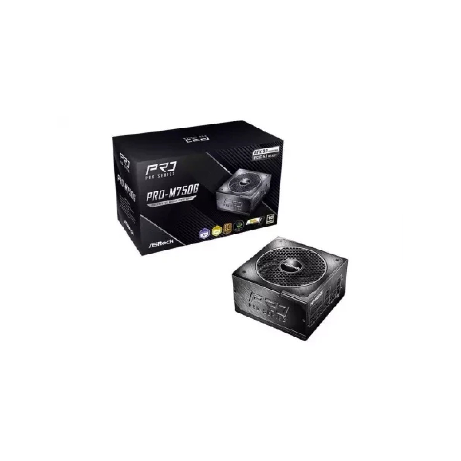 FUENTE ALIMENTACION ASROCK PRO-M750G,PSU,750W,80 PLUS GOLD