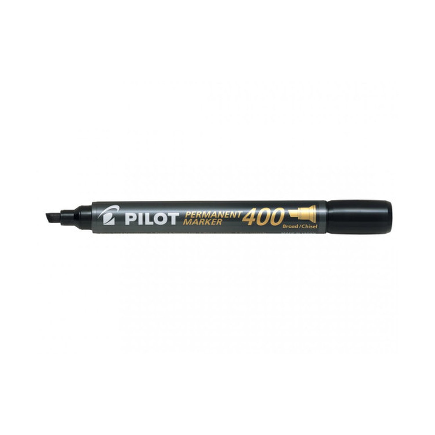 MARCADOR PERMANENTE PUNTA BISELADA SCA-400 NEGRO PILOT SCA-400-B (12 Uds)