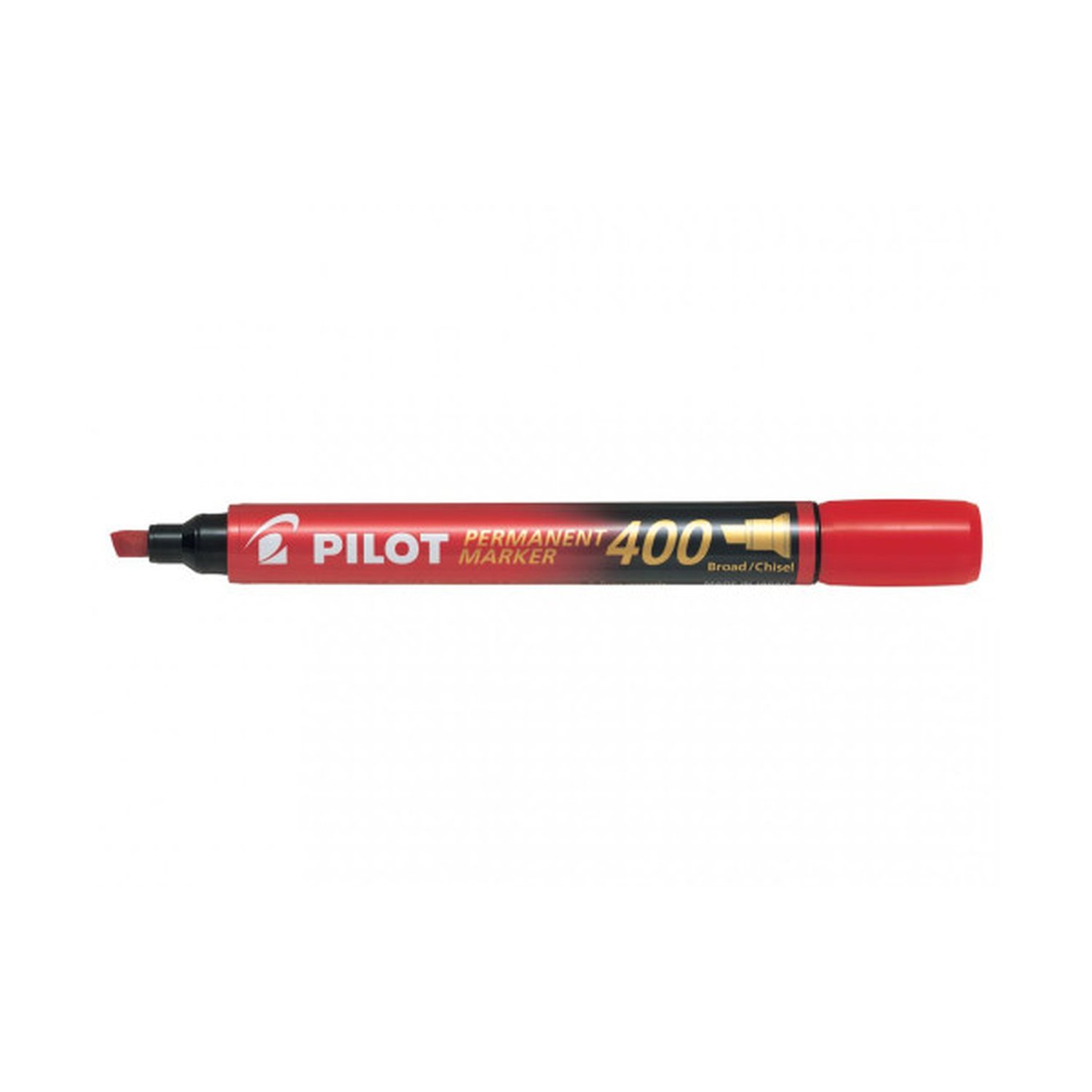 MARCADOR PERMANENTE PUNTA BISELADA SCA-400 ROJO PILOT SCA-400-R (12 Uds)