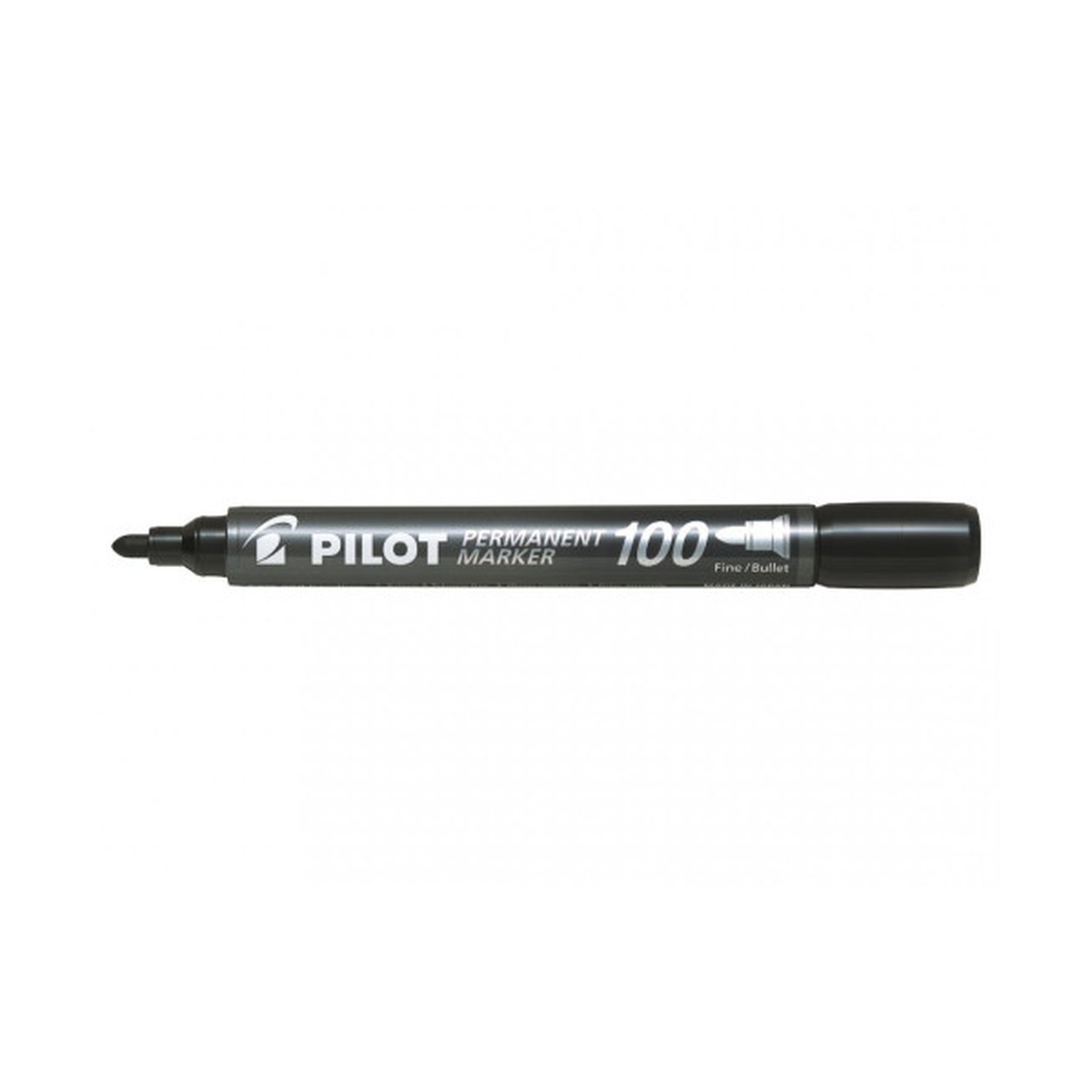 MARCADOR PERMANENTE PUNTA CONICA SCA-100 NEGRO PILOT SCA-100-B (12 Uds)