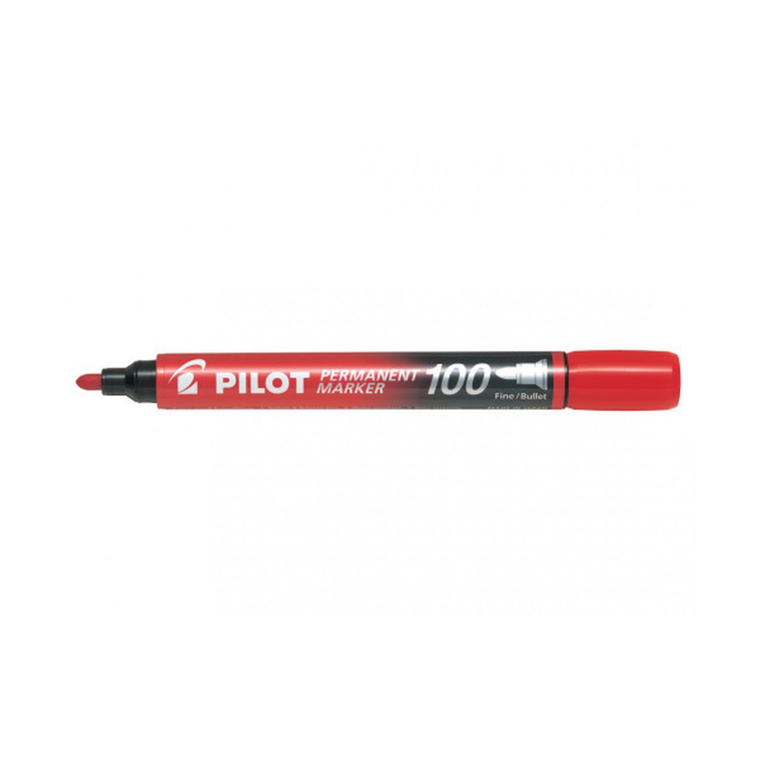 MARCADOR PERMANENTE PUNTA CONICA SCA-100 ROJO PILOT SCA-100-R (12 Uds)