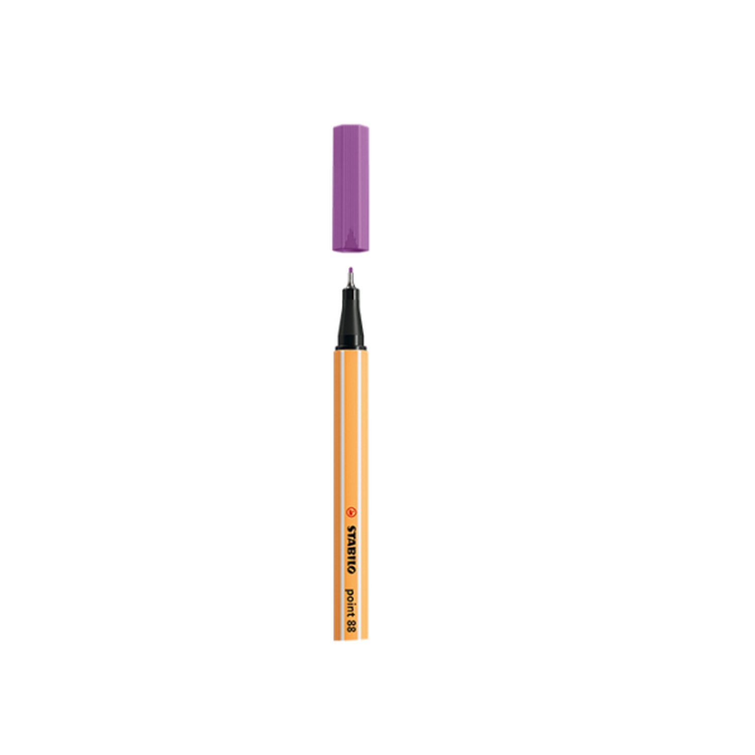 ROTULADOR PUNTA FINA POINT 88 0.4MM CIRUELA STABILO 88/60 (10 Uds)
