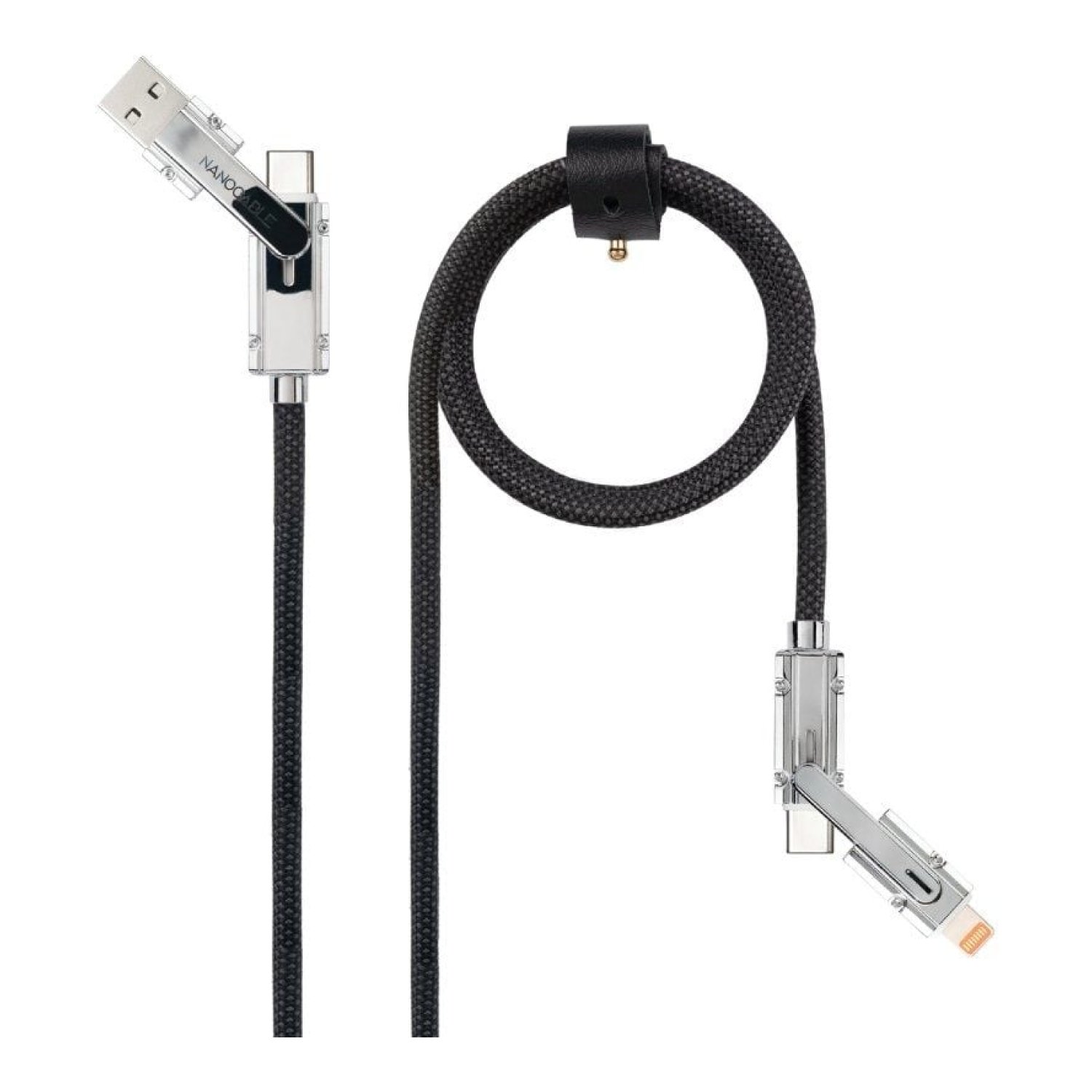 Nanocable · Cable USB 2.0 Tipo-C · 2m · 480Mbps · 27W · Negro