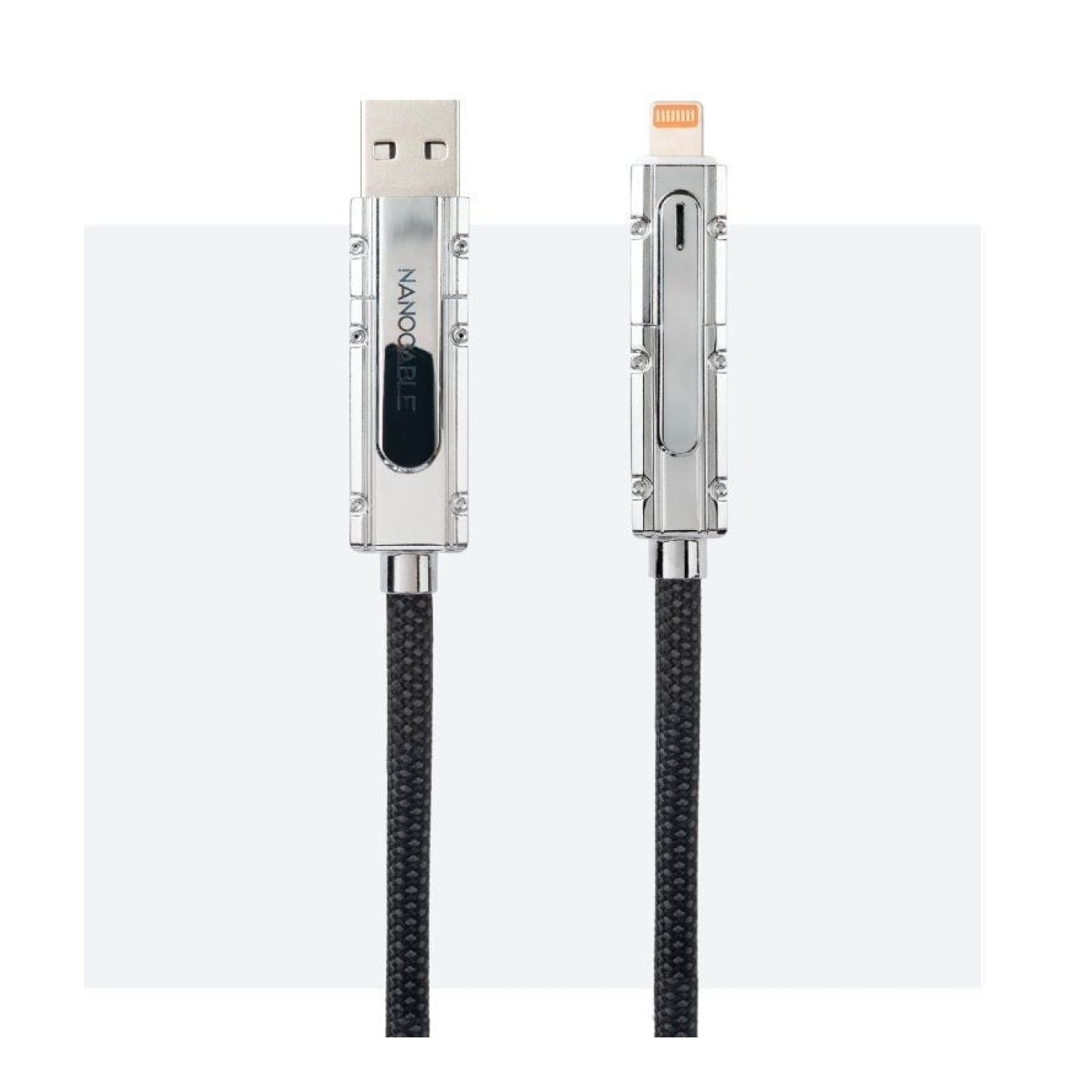 Nanocable · Cable USB 2.0 Tipo-C · 2m · 480Mbps · 27W · Negro