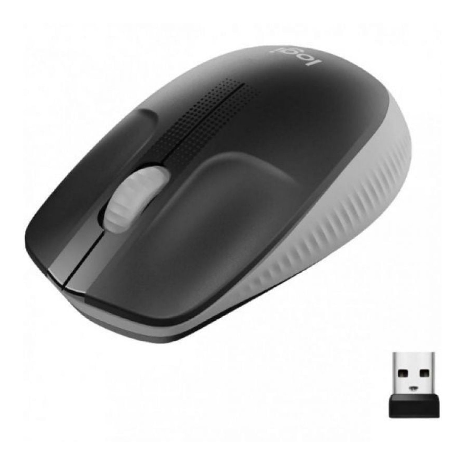 Logitech M190 · Ratón Inalámbrico · Hasta 1000 DPI · Gris Medio