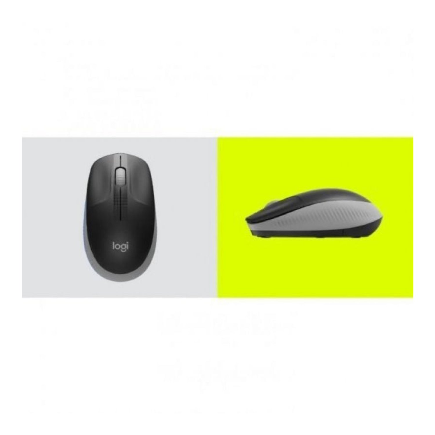 Logitech M190 · Ratón Inalámbrico · Hasta 1000 DPI · Gris Medio