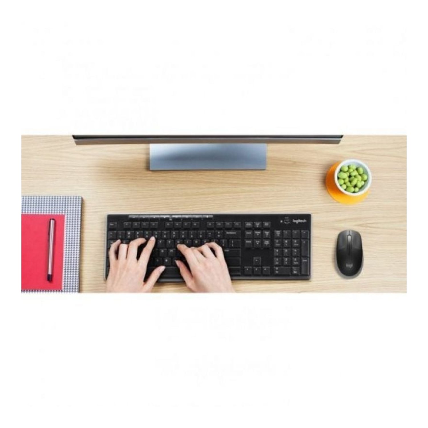 Logitech M190 · Ratón Inalámbrico · Hasta 1000 DPI · Gris Medio