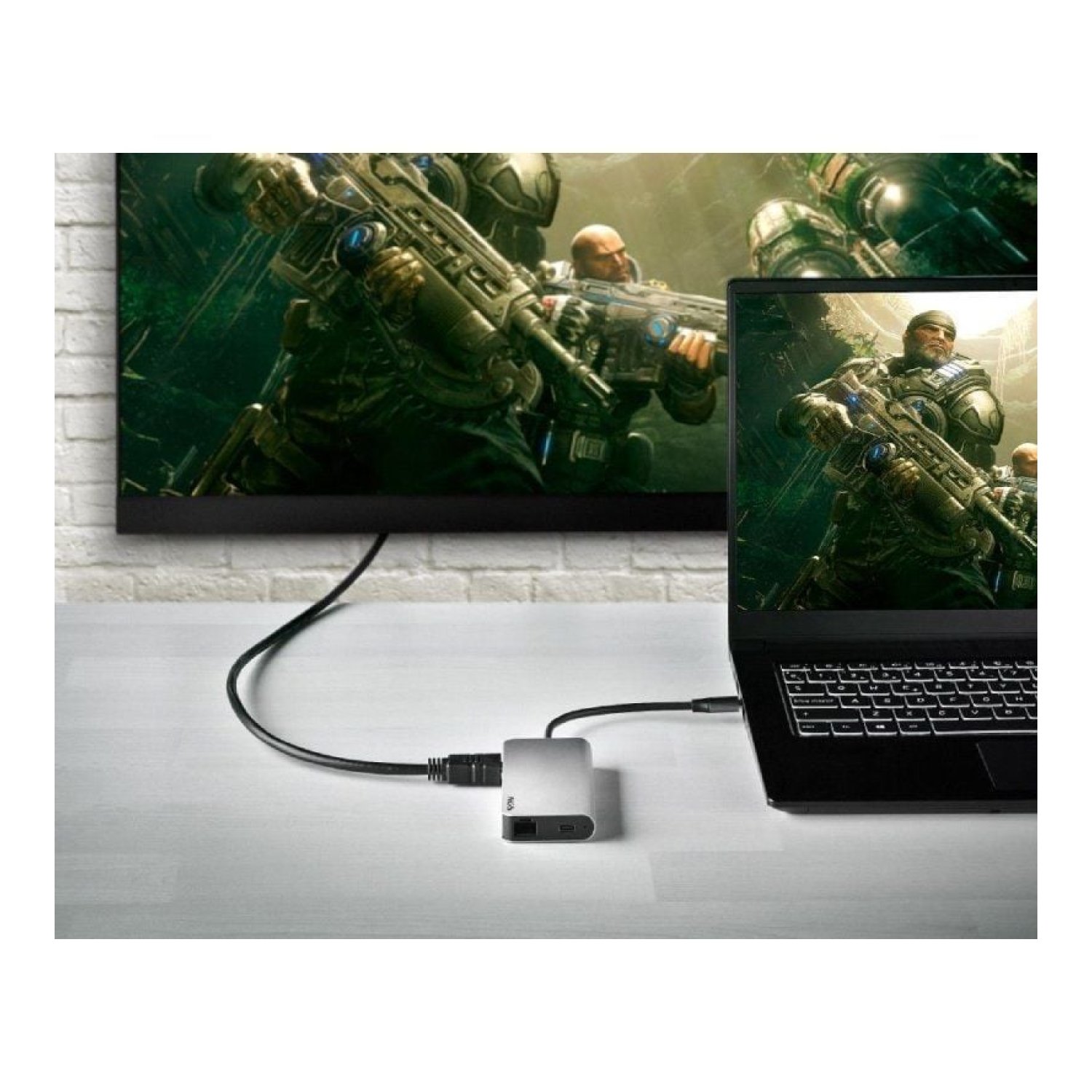 NGS WonderDock 8 · Docking USB-C · 3xUSB · 1xUSB-C DP · HDMI 4K · RJ45 · Lector SD