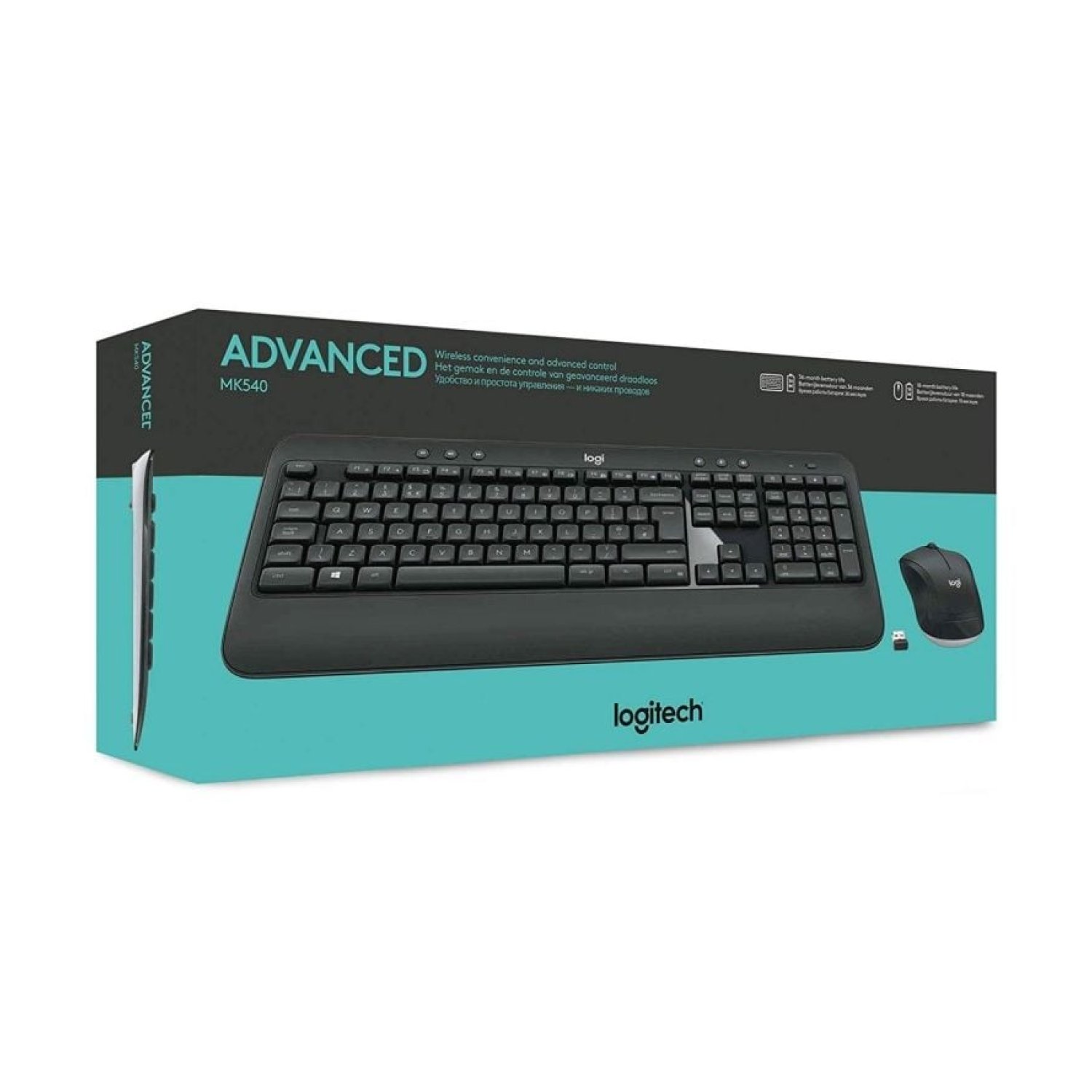 Logitech MK540 · Teclado y Ratón Inalámbrico · Advanced