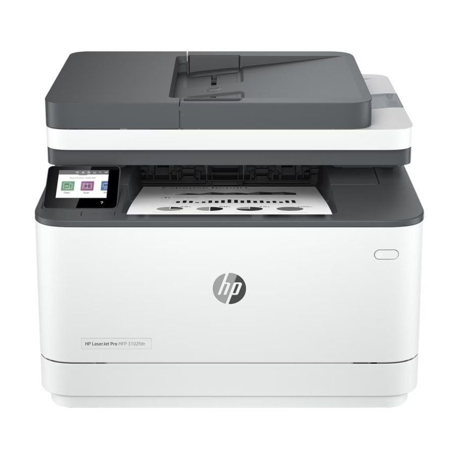 HP LaserJet Pro 3102FDN · Multifunción Láser Monocromo · Fax · Dúplex · Blanca
