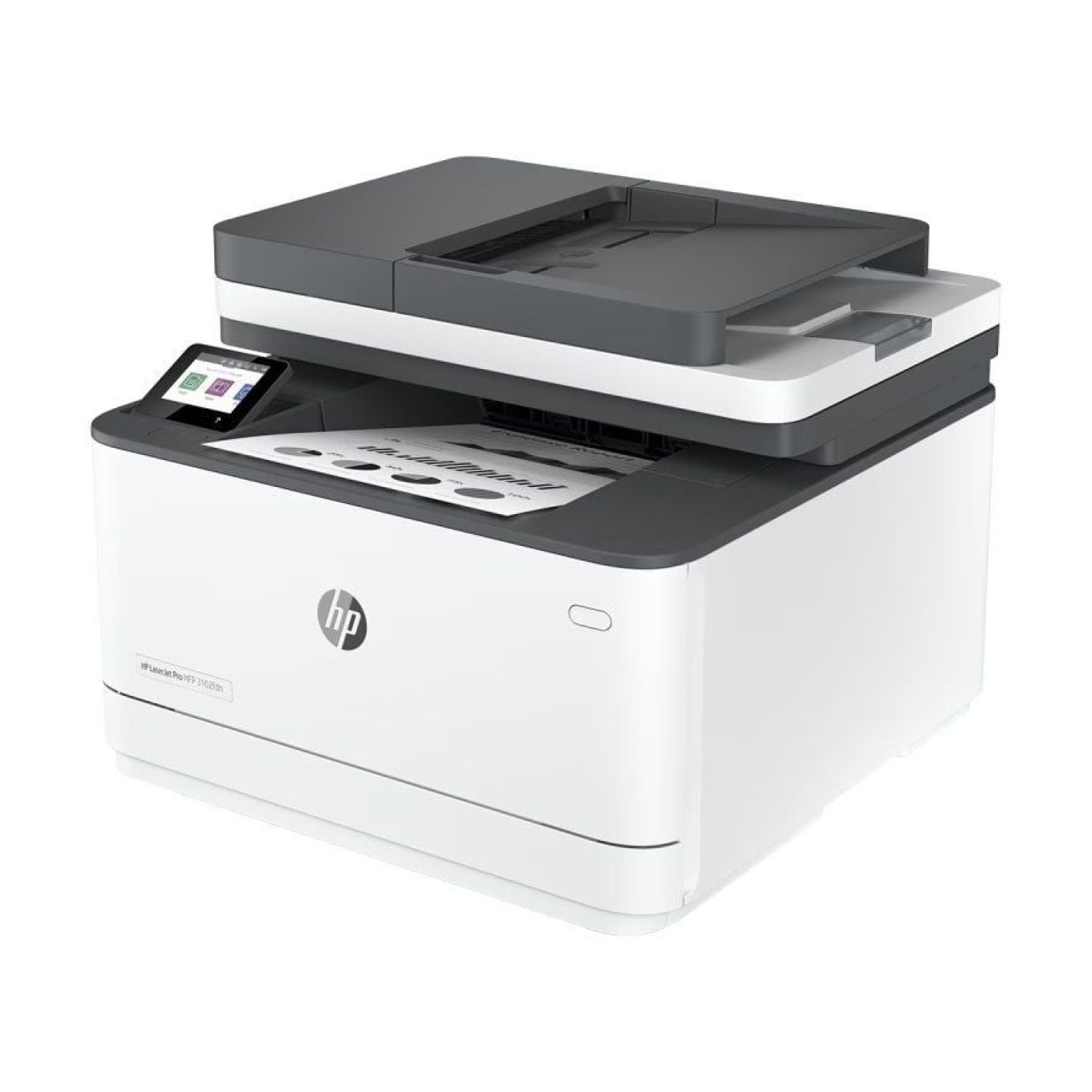 HP LaserJet Pro 3102FDN · Multifunción Láser Monocromo · Fax · Dúplex · Blanca