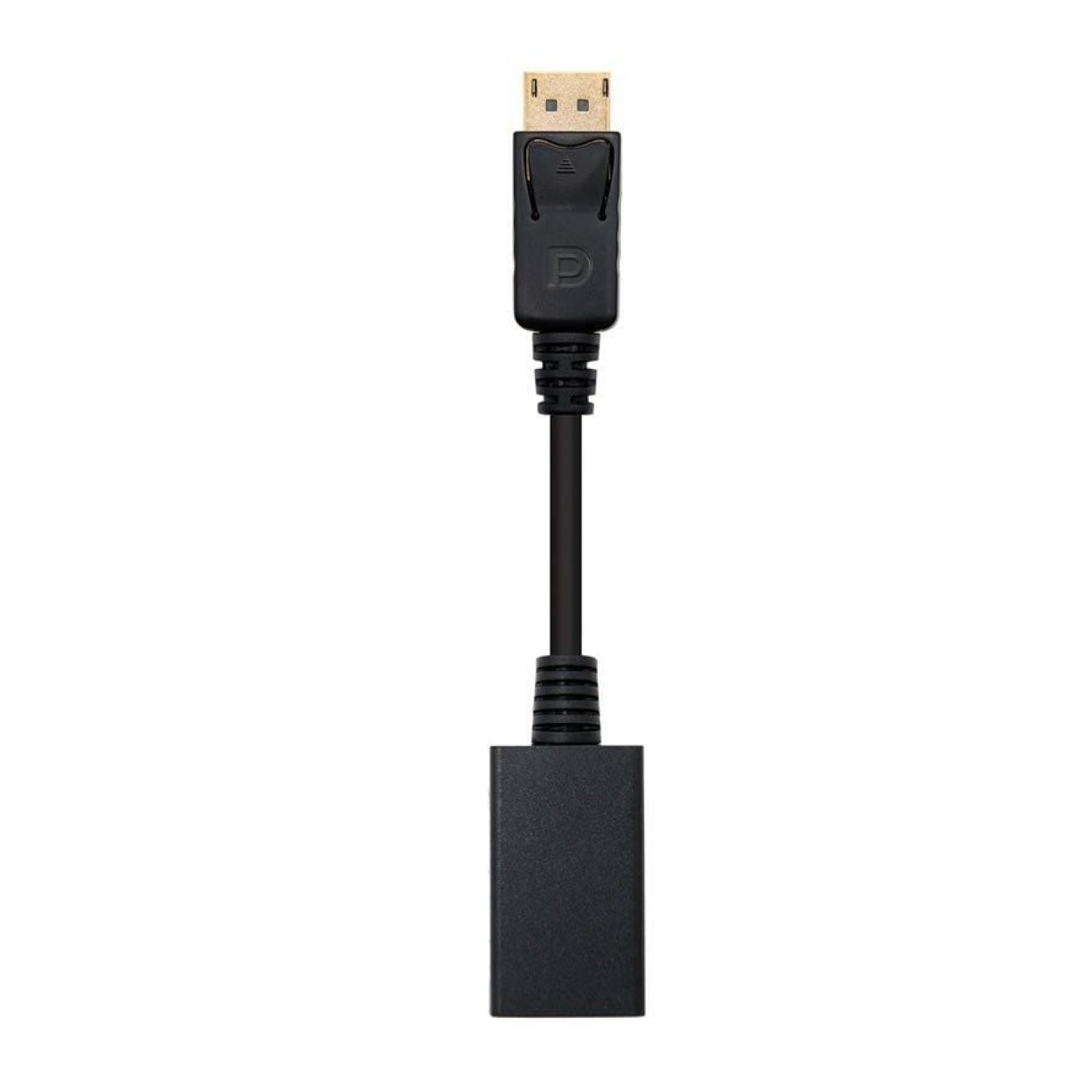 Nanocable · Conversor DisplayPort a HDMI · 15cm · Negro