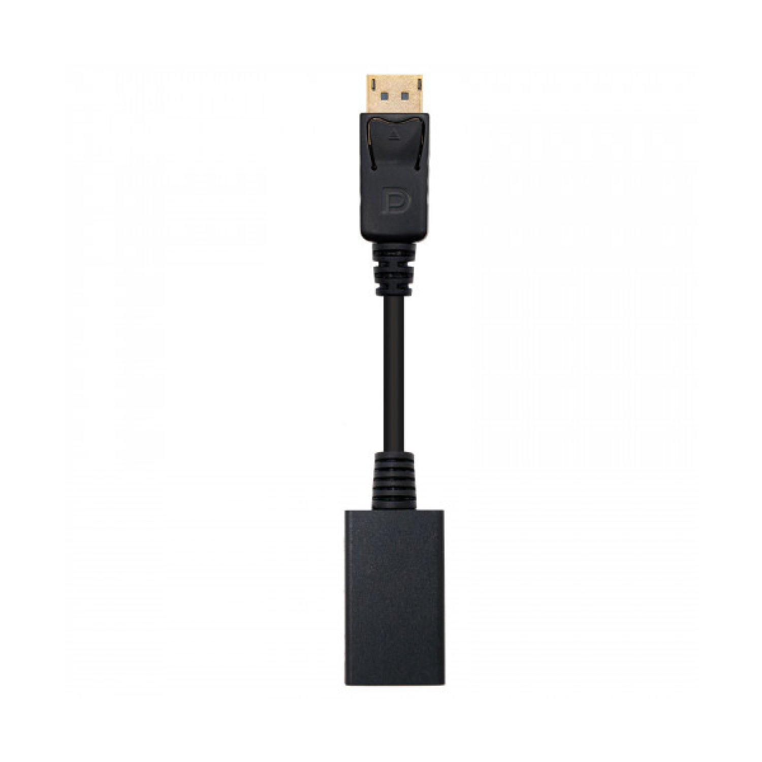 Nanocable · Conversor DisplayPort a HDMI · 15cm · Negro