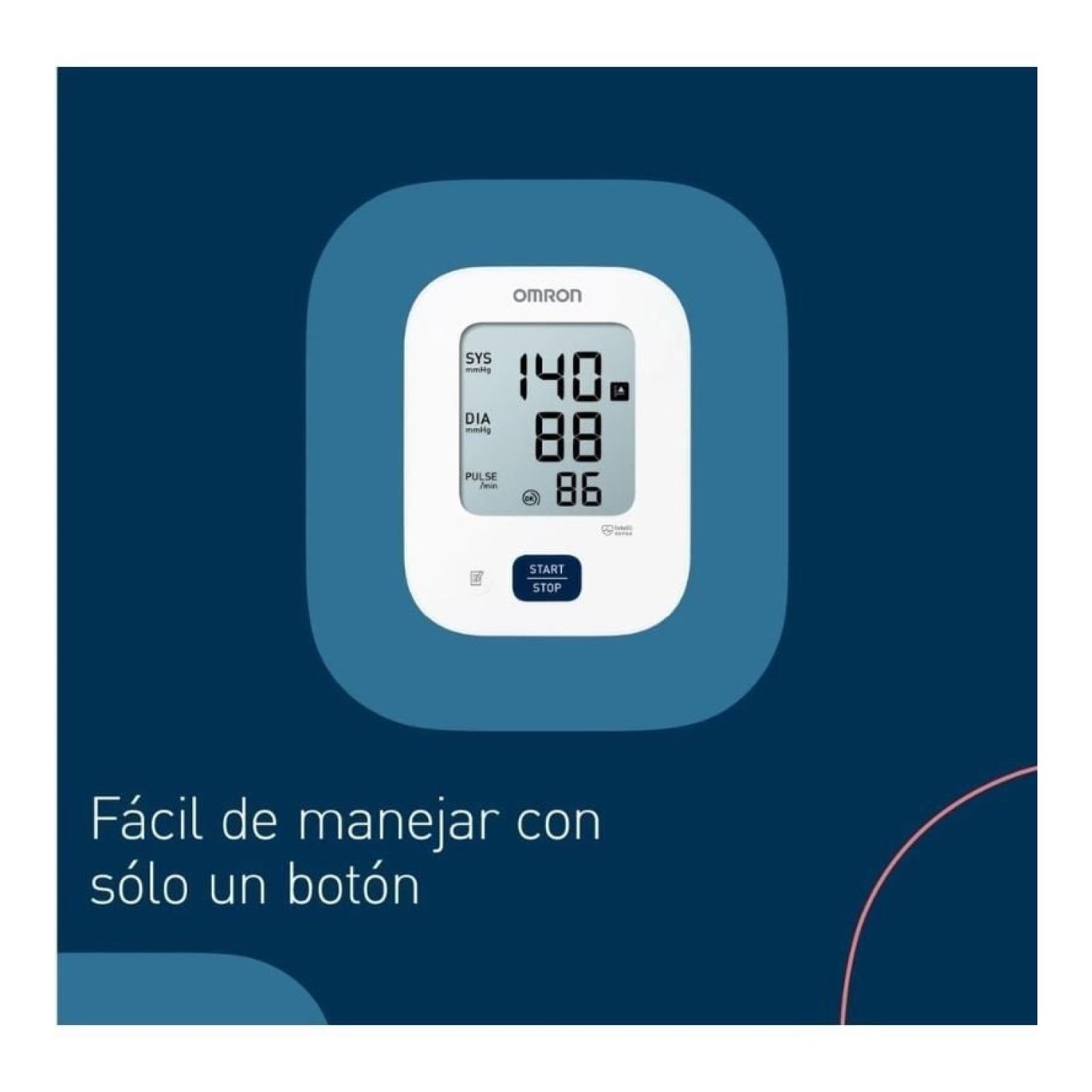 Omron M2 Essential · Tensiómetro de Brazo · Automático · Memoria 60 Lecturas