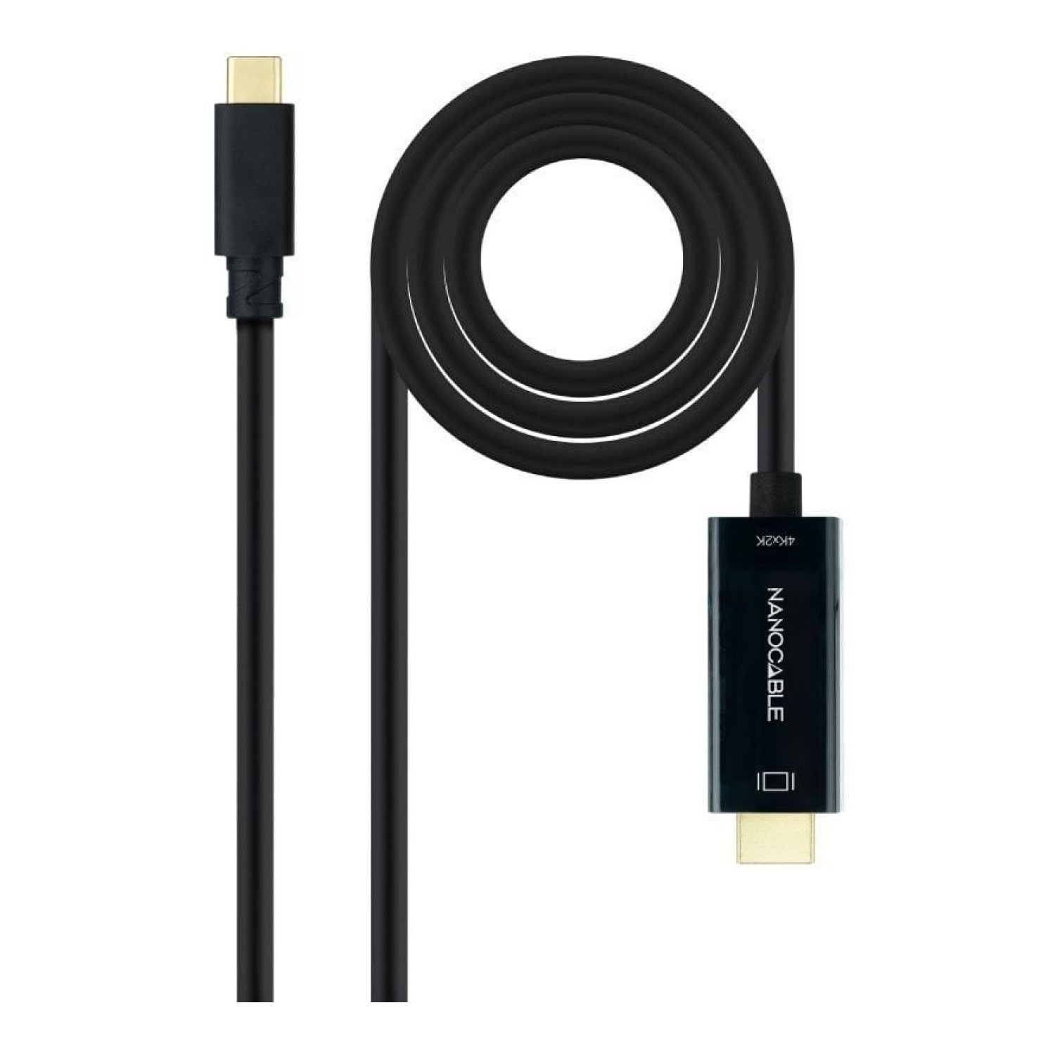 Nanocable · Cable USB Tipo-C a HDMI · 5m · Negro