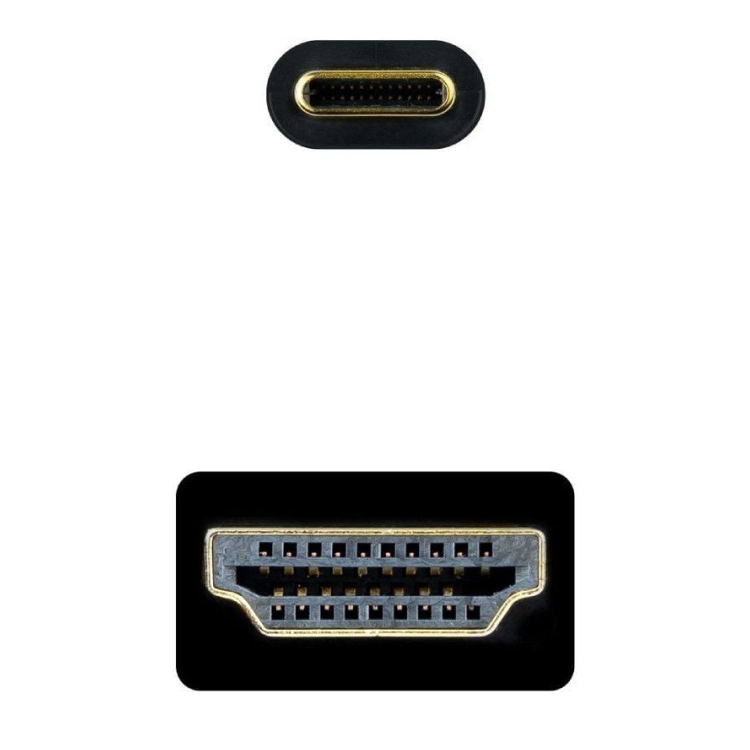 Nanocable · Cable USB Tipo-C a HDMI · 5m · Negro