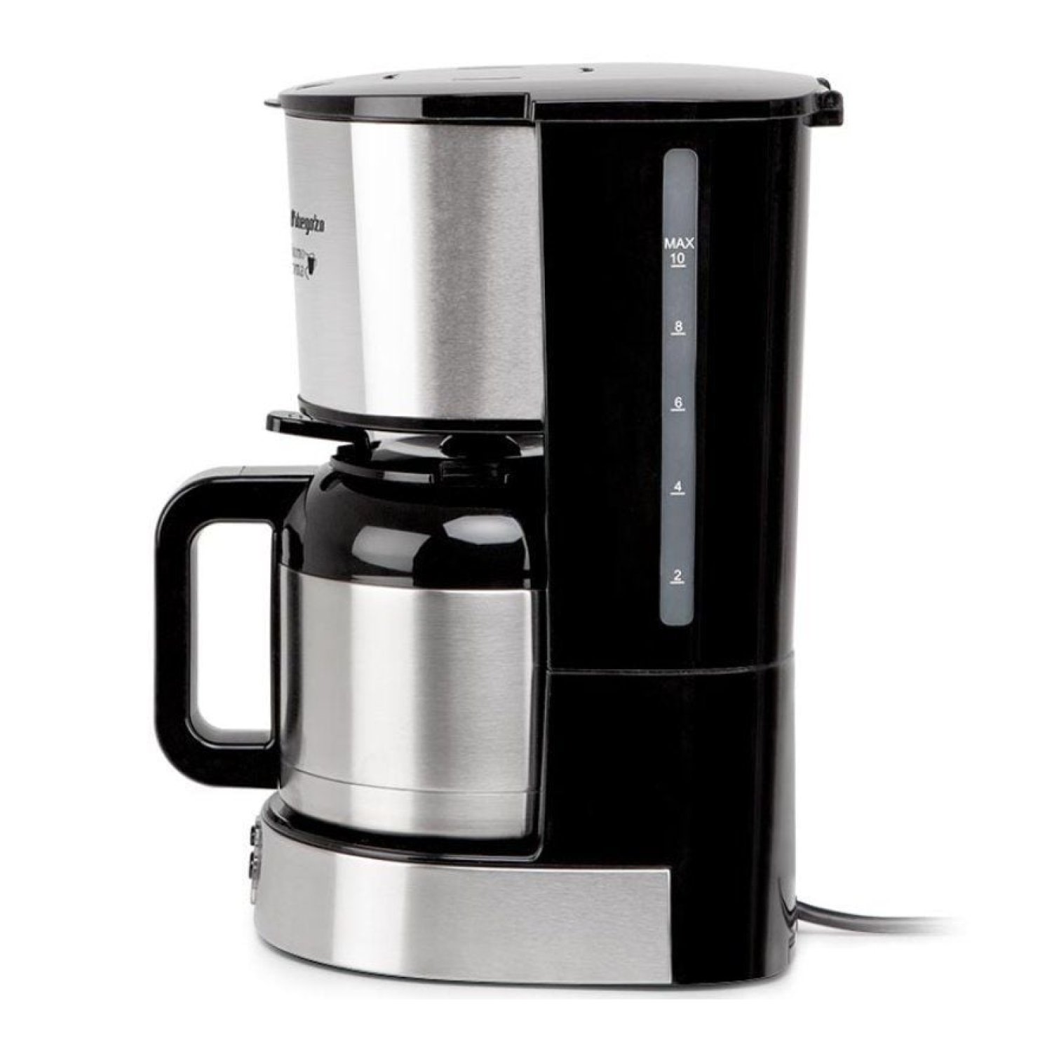 Orbegozo CG 5020 · Cafetera Goteo · 12 Tazas · Plata
