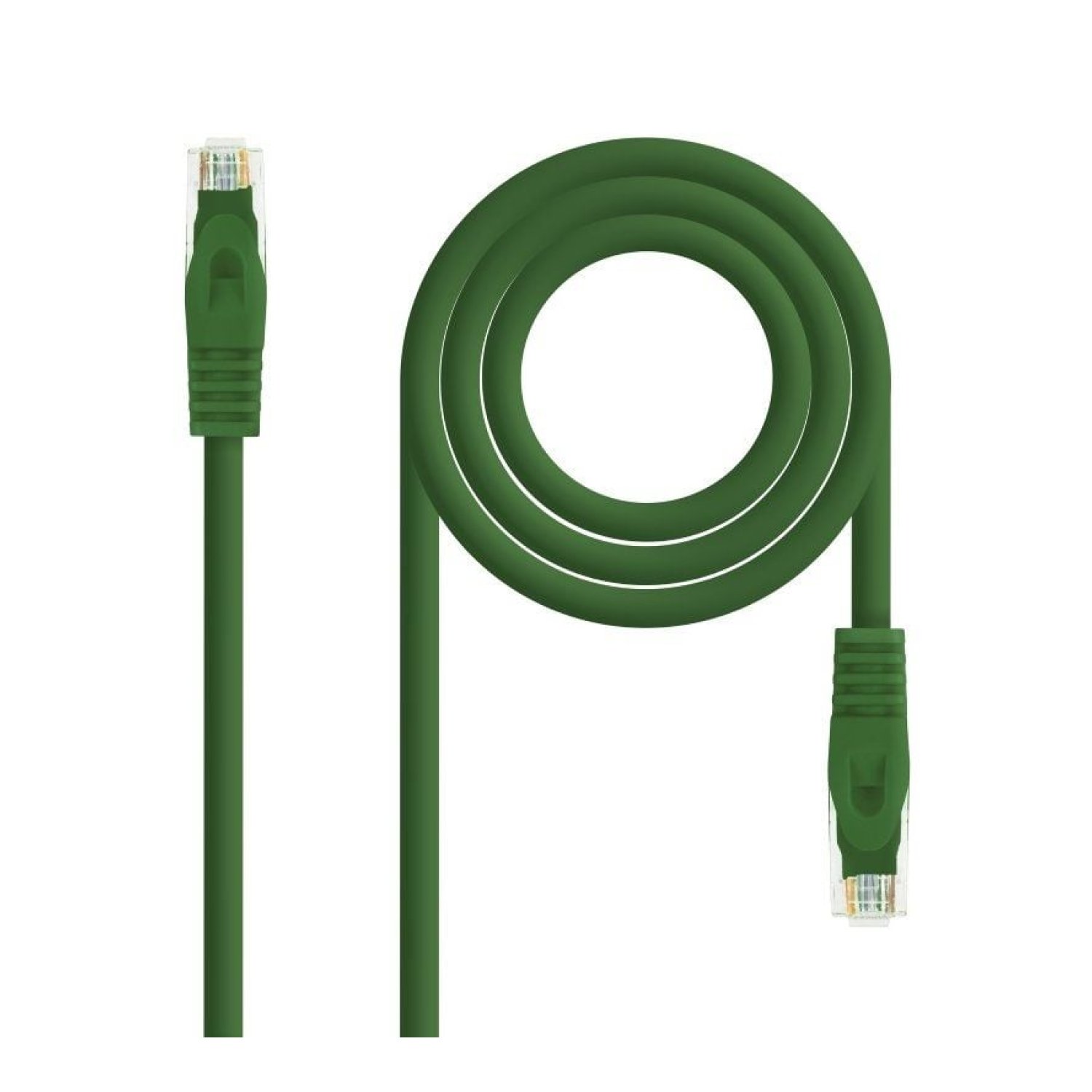 Nanocable · Cable RJ45 UTP Cat.6A · 25cm · LSZH · Verde
