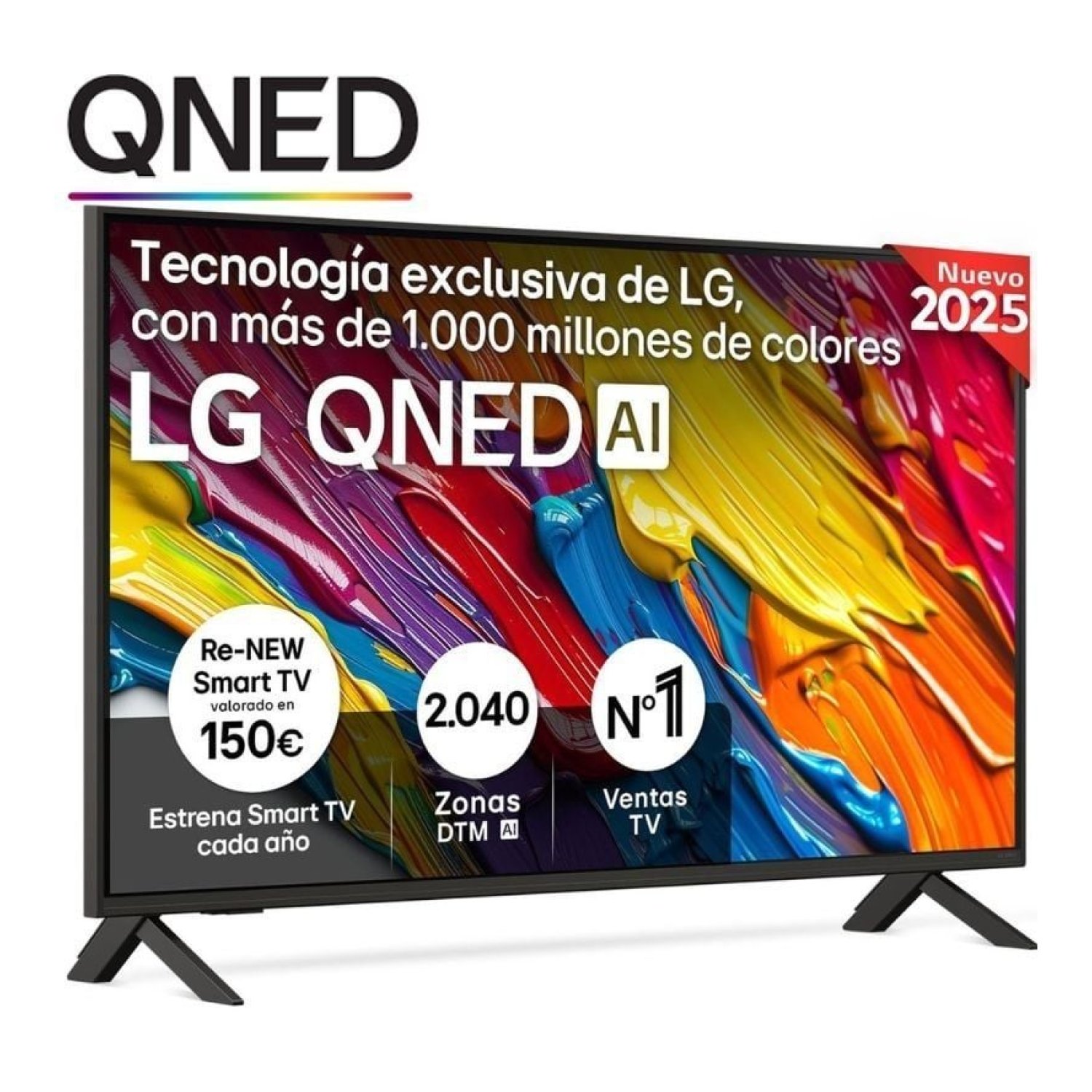 LG QNED · 50" · Ultra HD 4K · Smart TV · WiFi