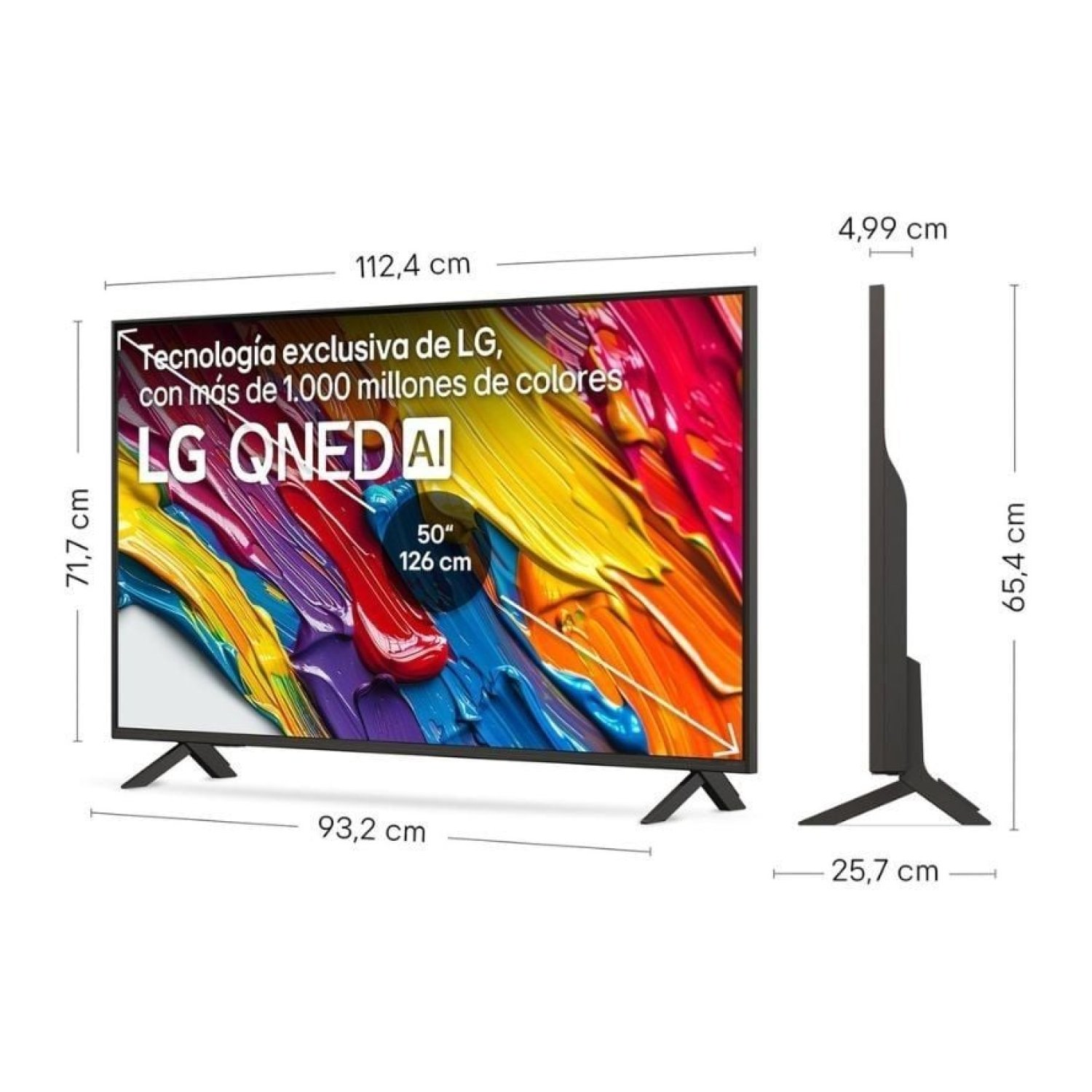 LG QNED · 50" · Ultra HD 4K · Smart TV · WiFi