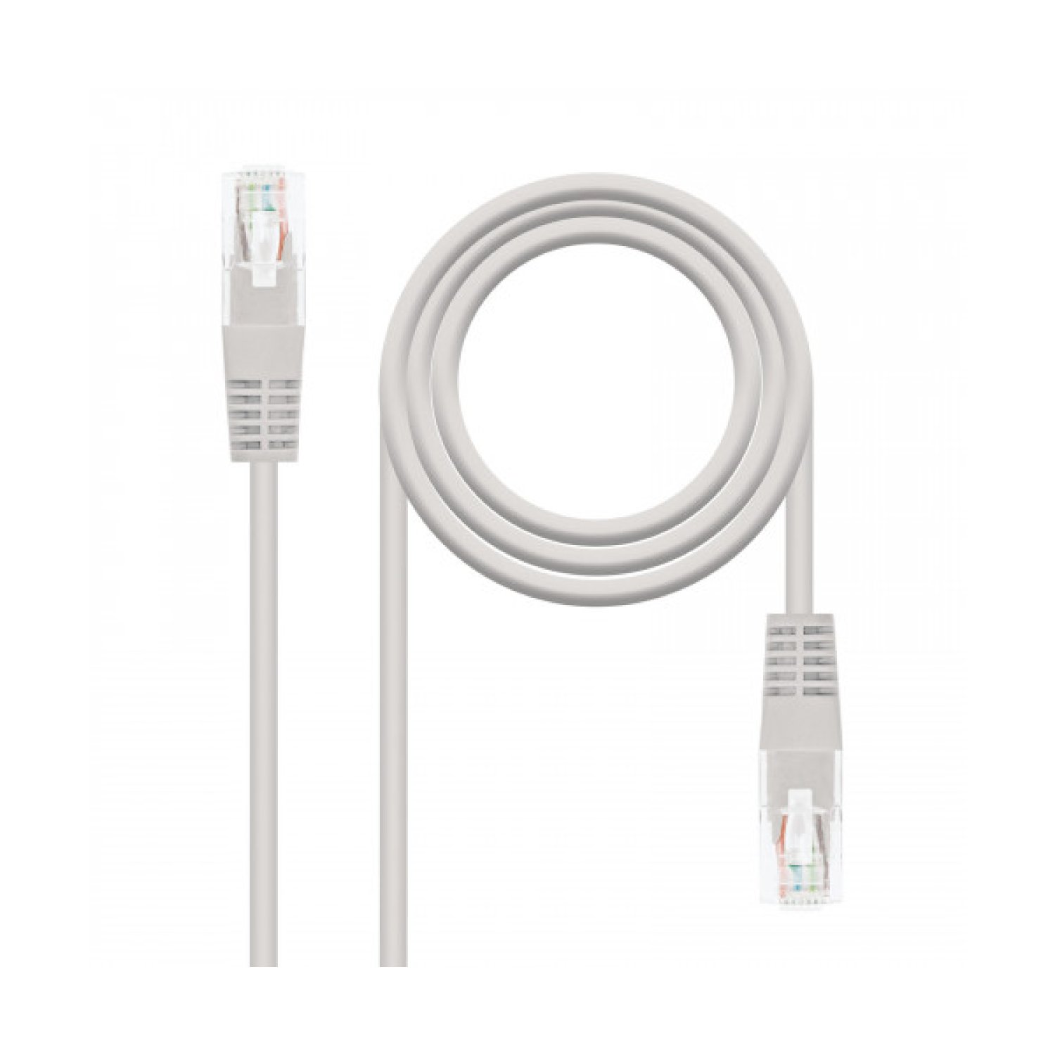 Nanocable · Cable Red RJ45 UTP Cat.6 · 3m · Gris